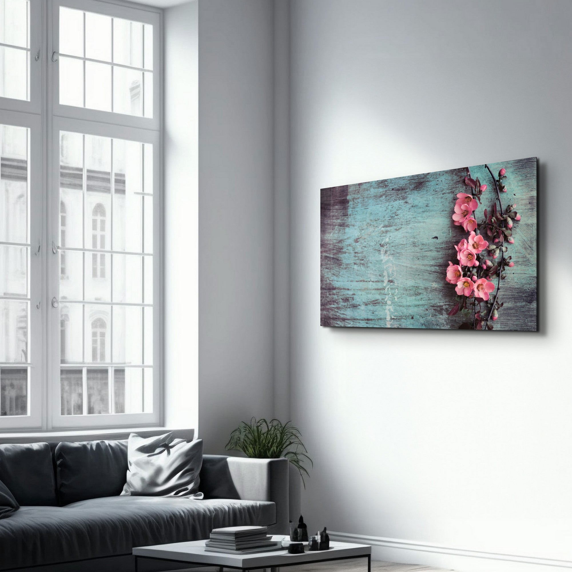 Arte Decorativa em Vidro Temperado Multicolor 35x55cm - Impressão UV de Alta Qualidade