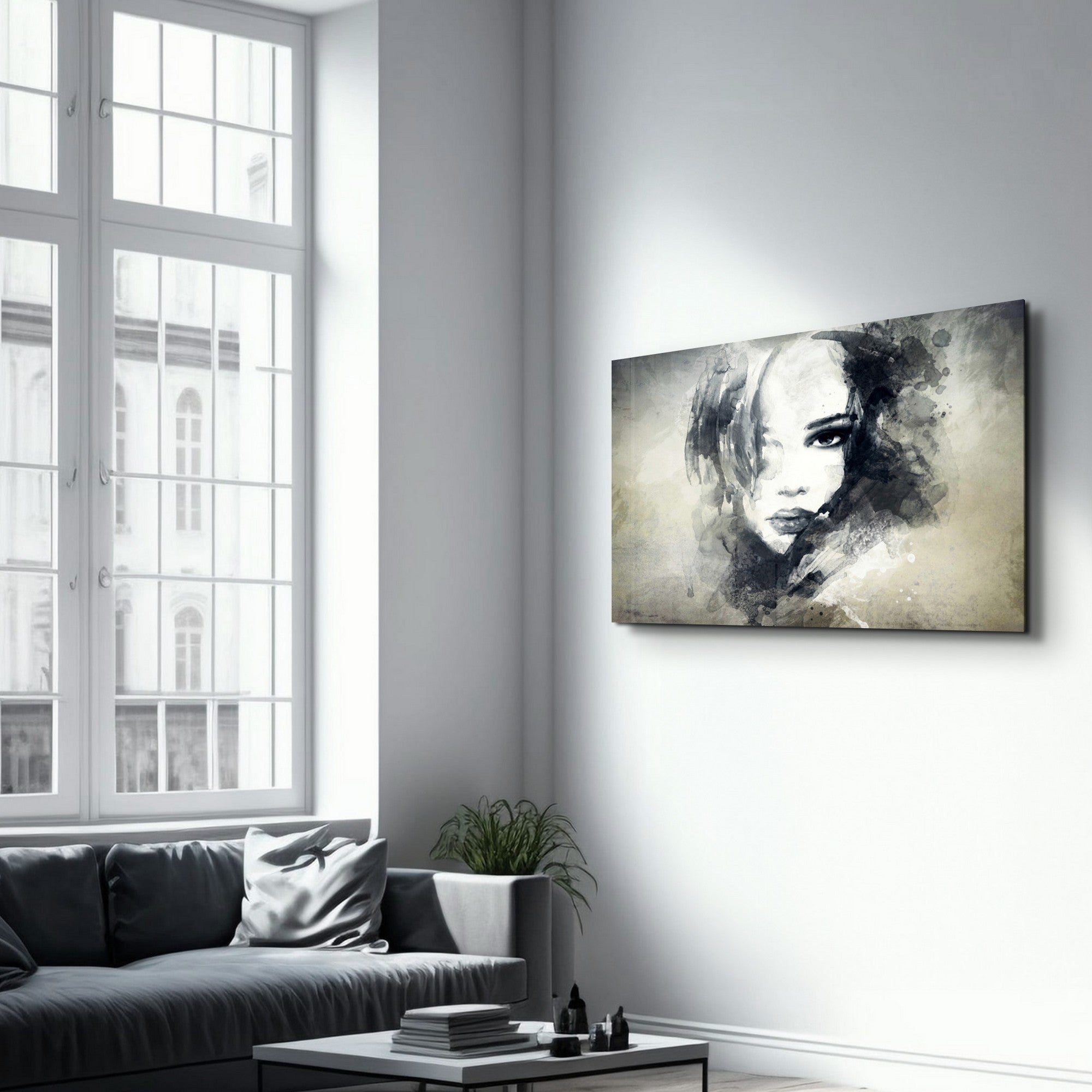 Arte Decorativa em Vidro Temperado Multicolor 35x55cm - Impressão UV de Alta Qualidade