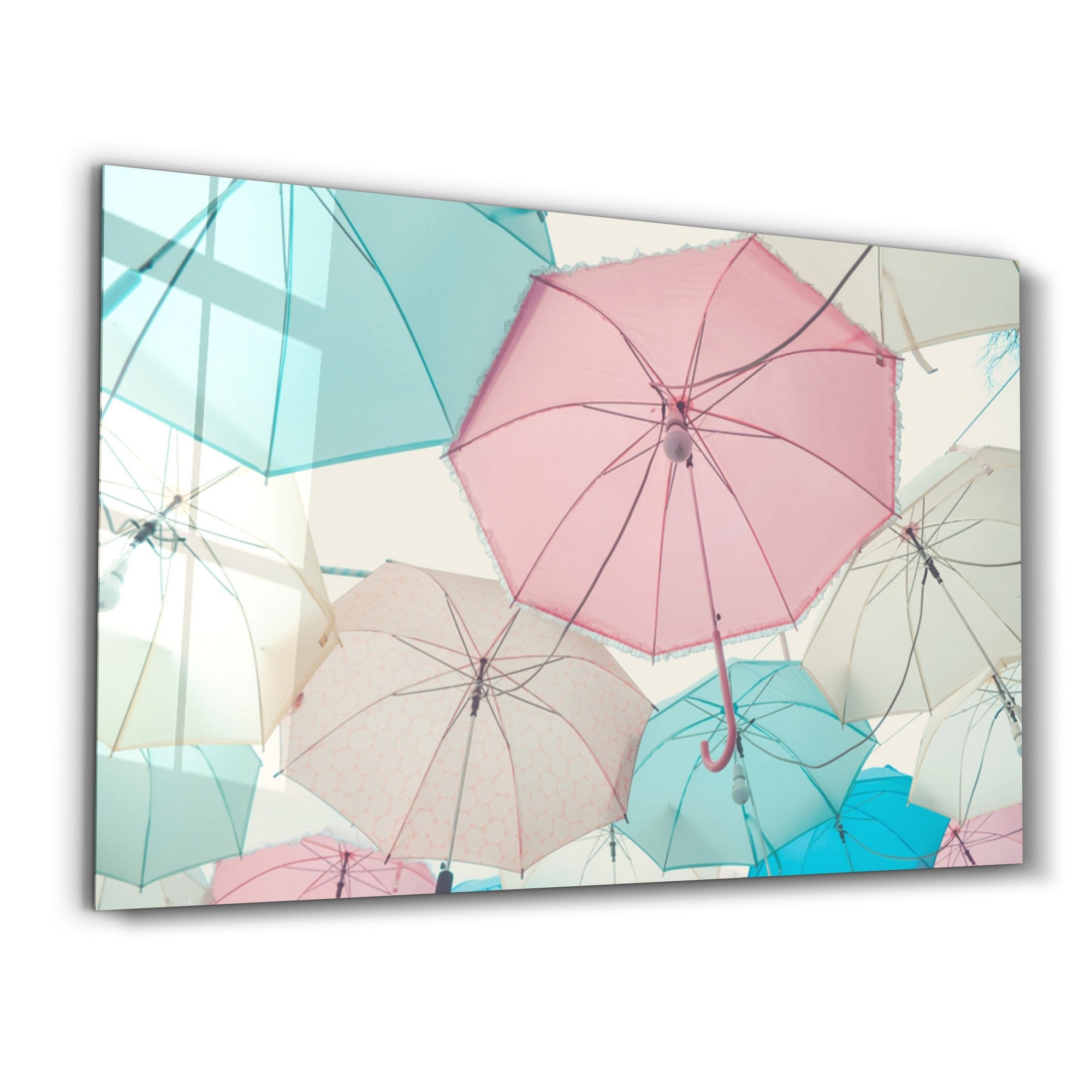 Arte Decorativa em Vidro Temperado Multicolor 35x55cm - Impressão UV de Alta Qualidade