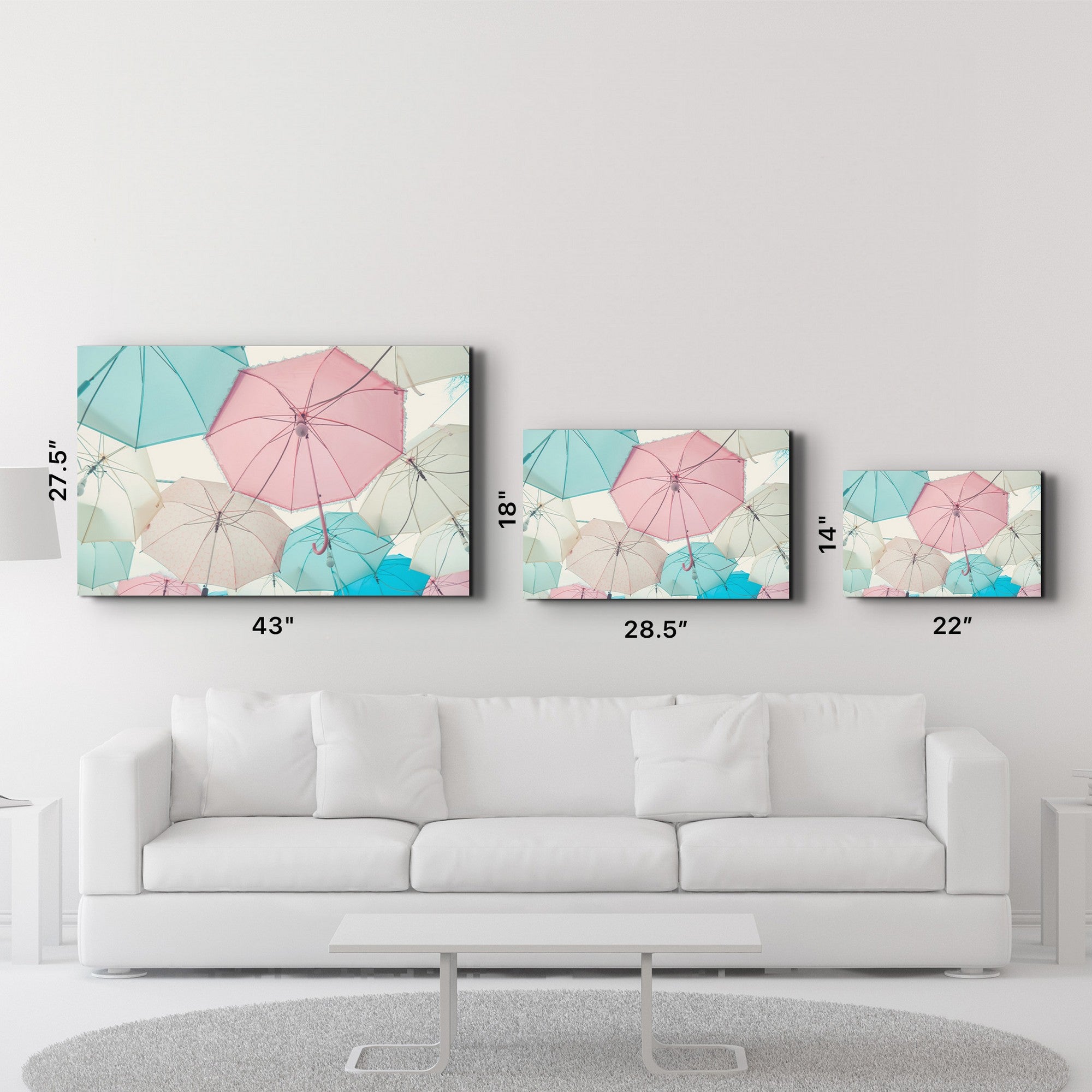 Arte Decorativa em Vidro Temperado Multicolor 35x55cm - Impressão UV de Alta Qualidade