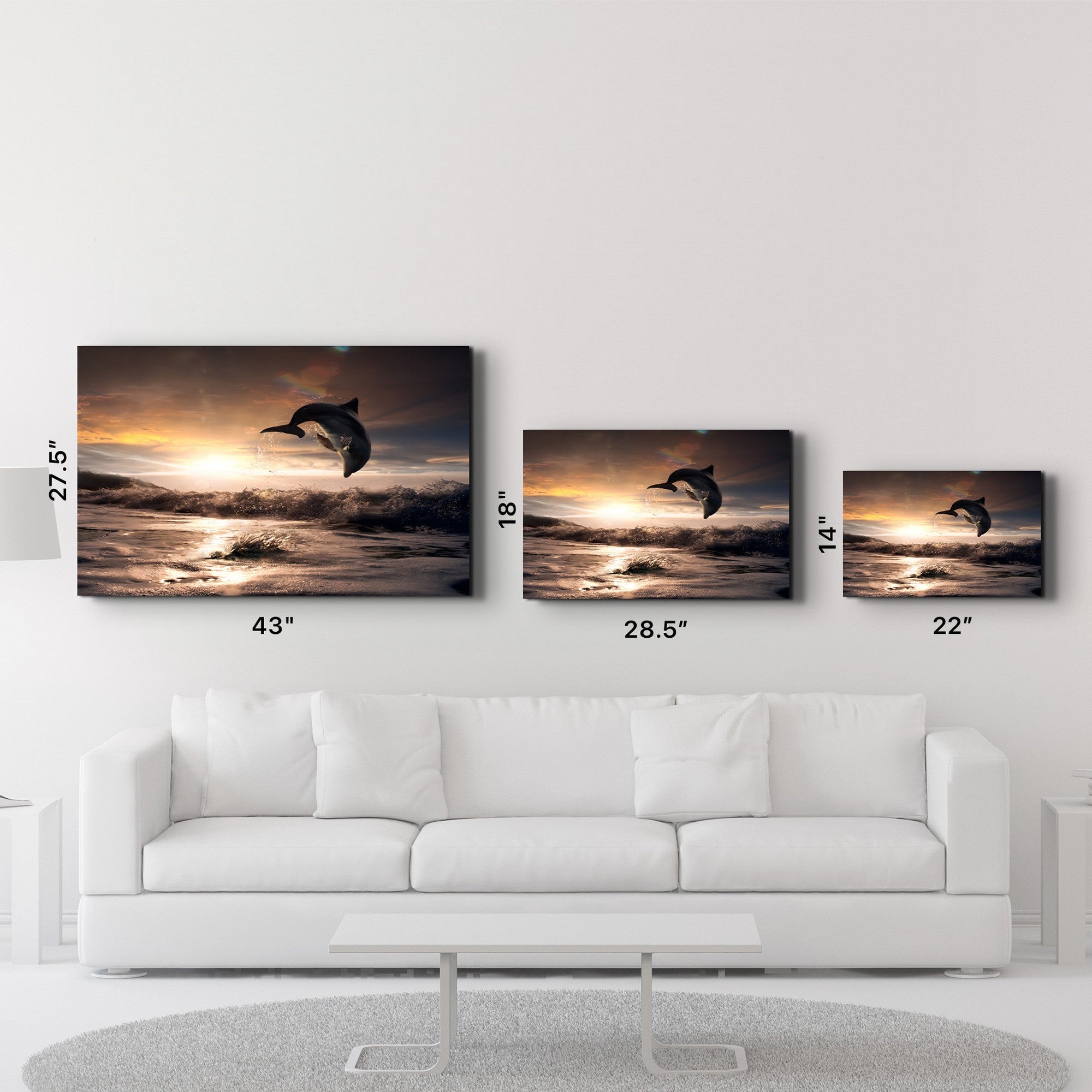 Arte Decorativa em Vidro Temperado Multicolor 35x55cm - Impressão UV de Alta Qualidade