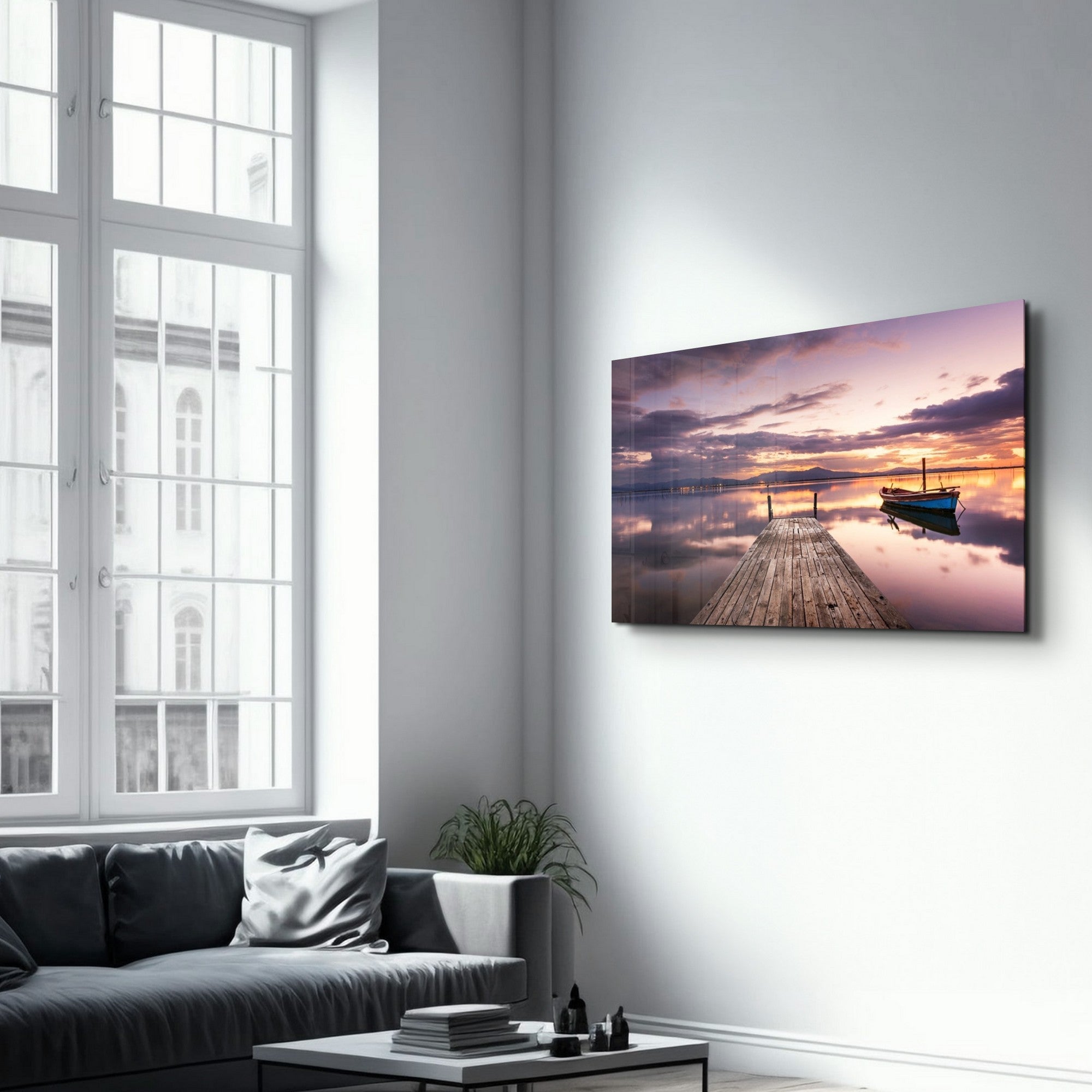 Arte Decorativa em Vidro Temperado Multicolor 35x55cm - Impressão UV de Alta Qualidade