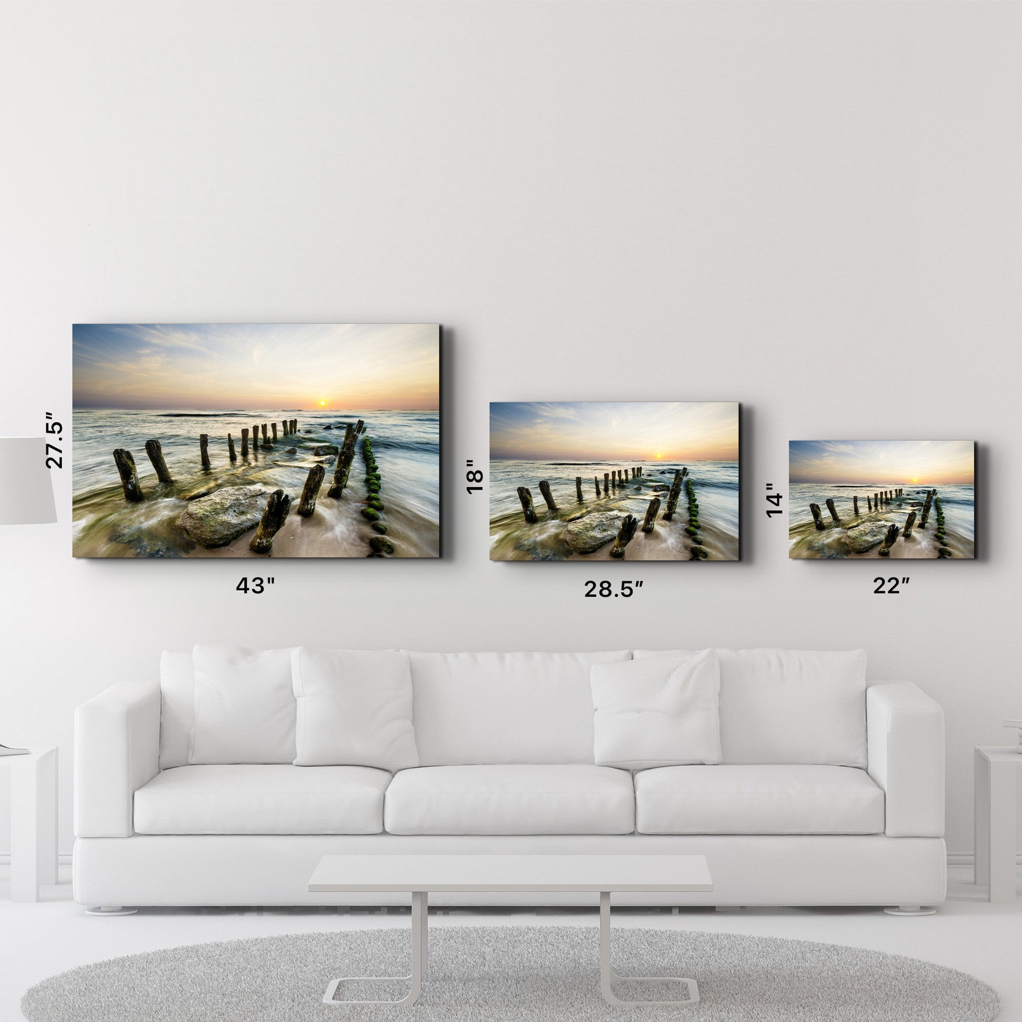 Arte Decorativa em Vidro Temperado Multicolor 35x55cm - Impressão UV de Alta Qualidade