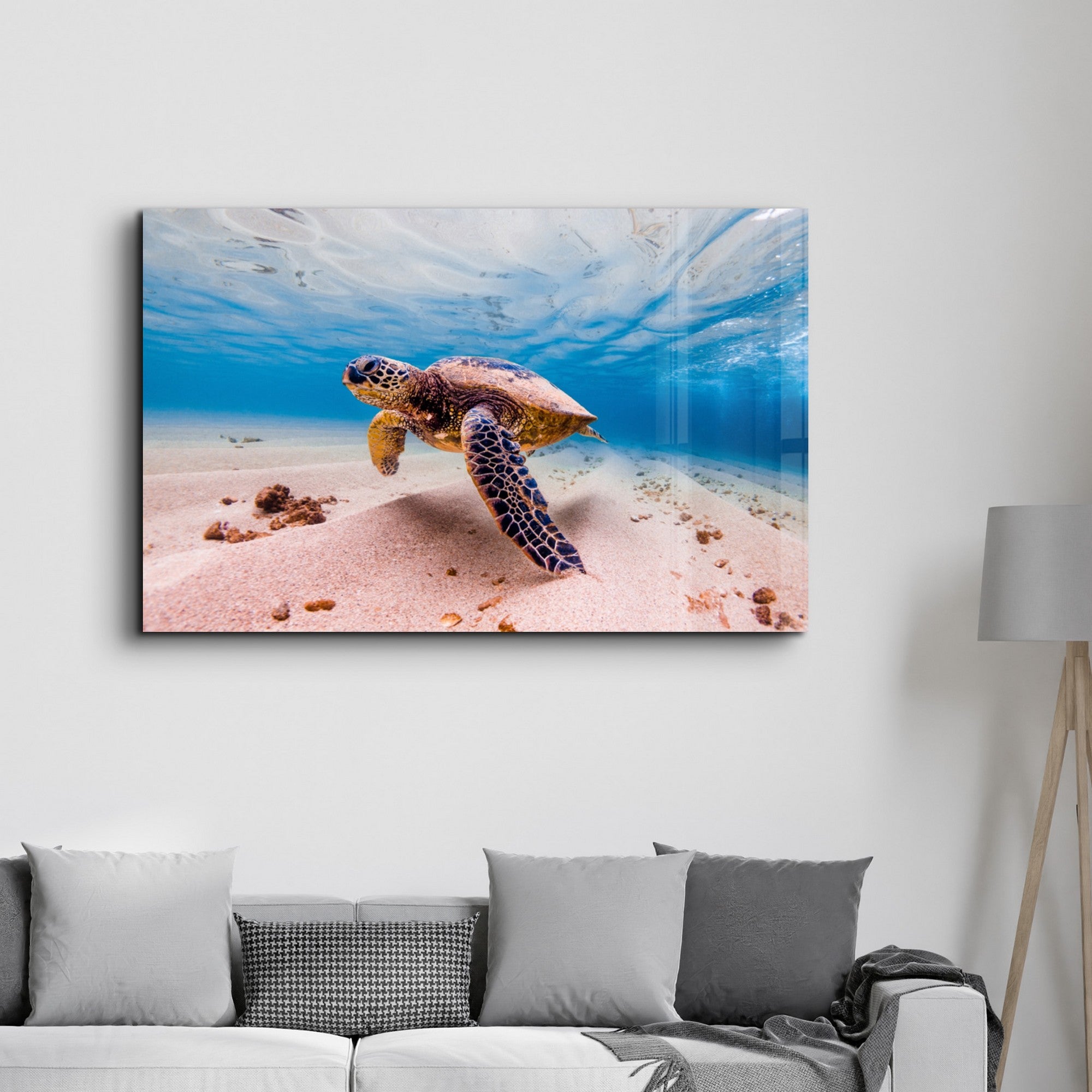 Arte Decorativa em Vidro Temperado Multicolor 46x72cm - Impressão UV de Alta Qualidade