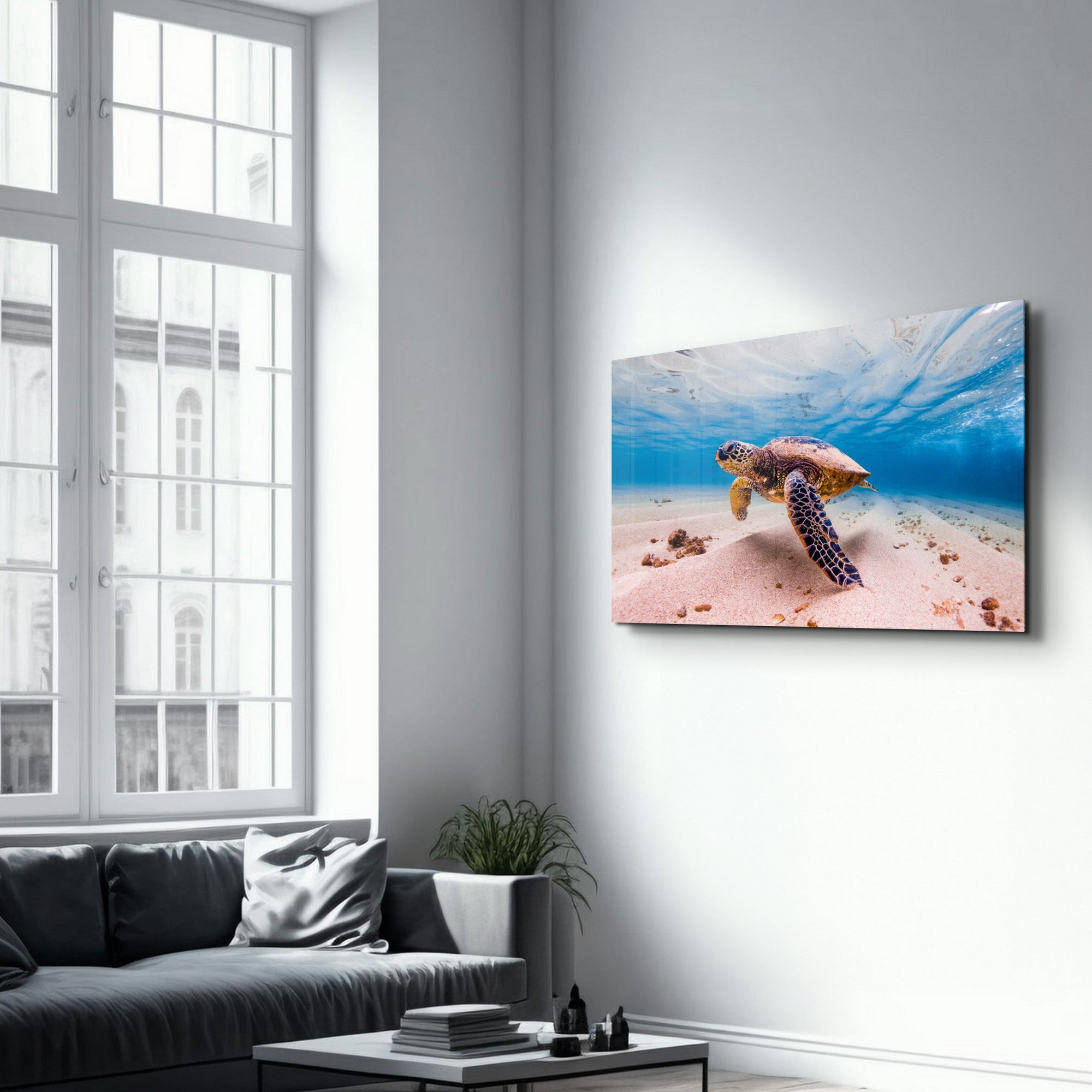 Arte Decorativa em Vidro Temperado Multicolor 46x72cm - Impressão UV de Alta Qualidade