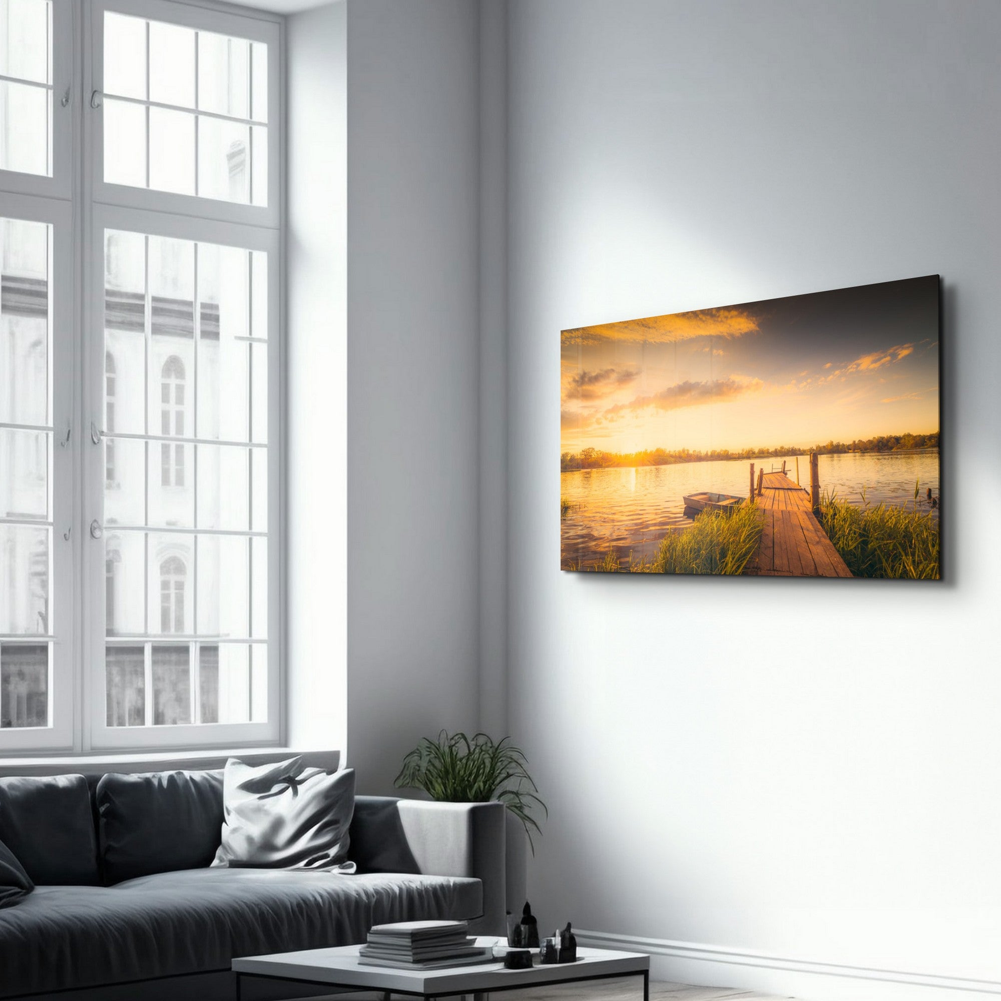 Arte Decorativa em Vidro Temperado Multicolor 35x55cm - Impressão UV de Alta Qualidade