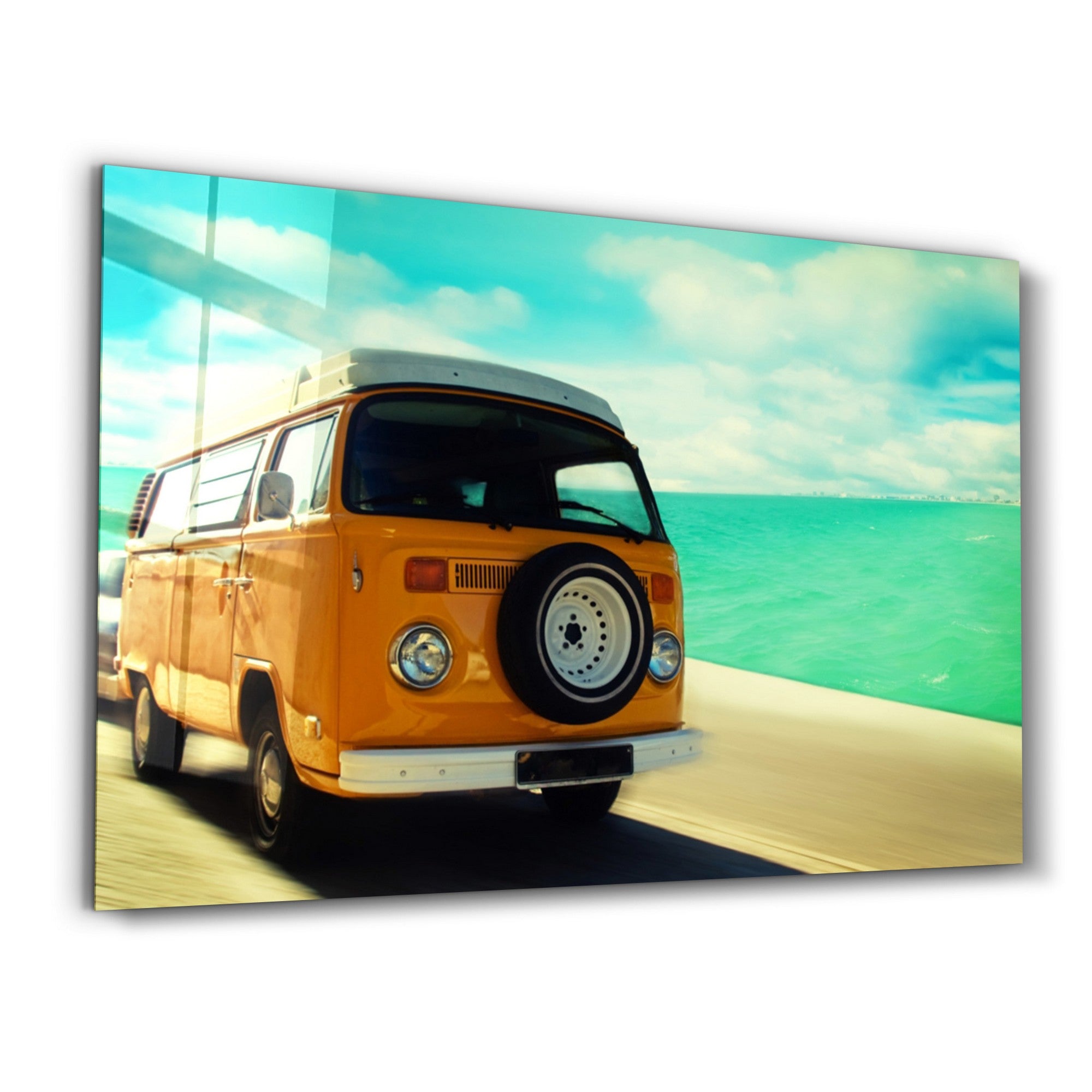 Arte Decorativa em Vidro Temperado Multicolor 35x55cm - Impressão UV de Alta Qualidade