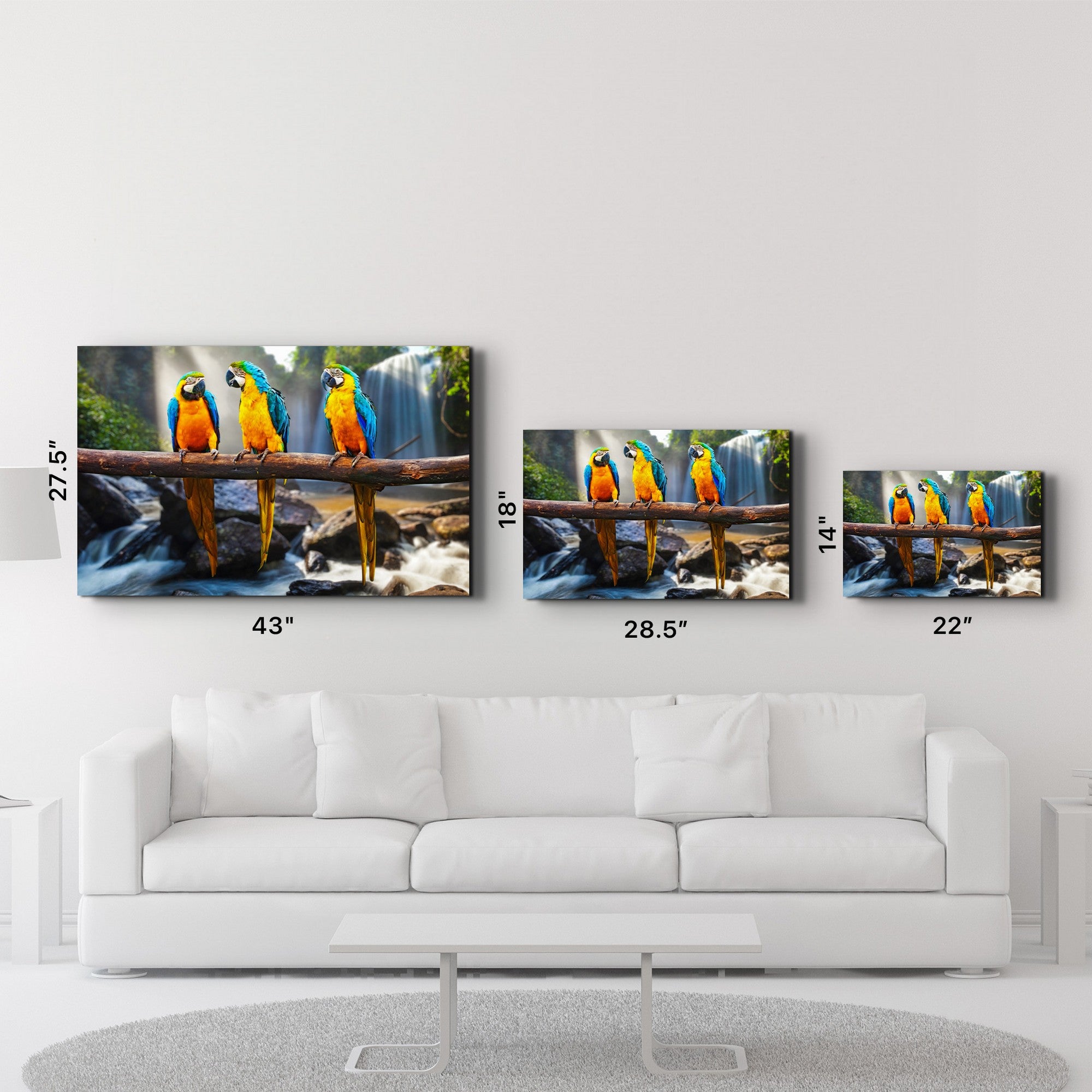 Arte em Vidro Temperado Multicolor 35x55cm - Pintura Decorativa UV de Alta Qualidade