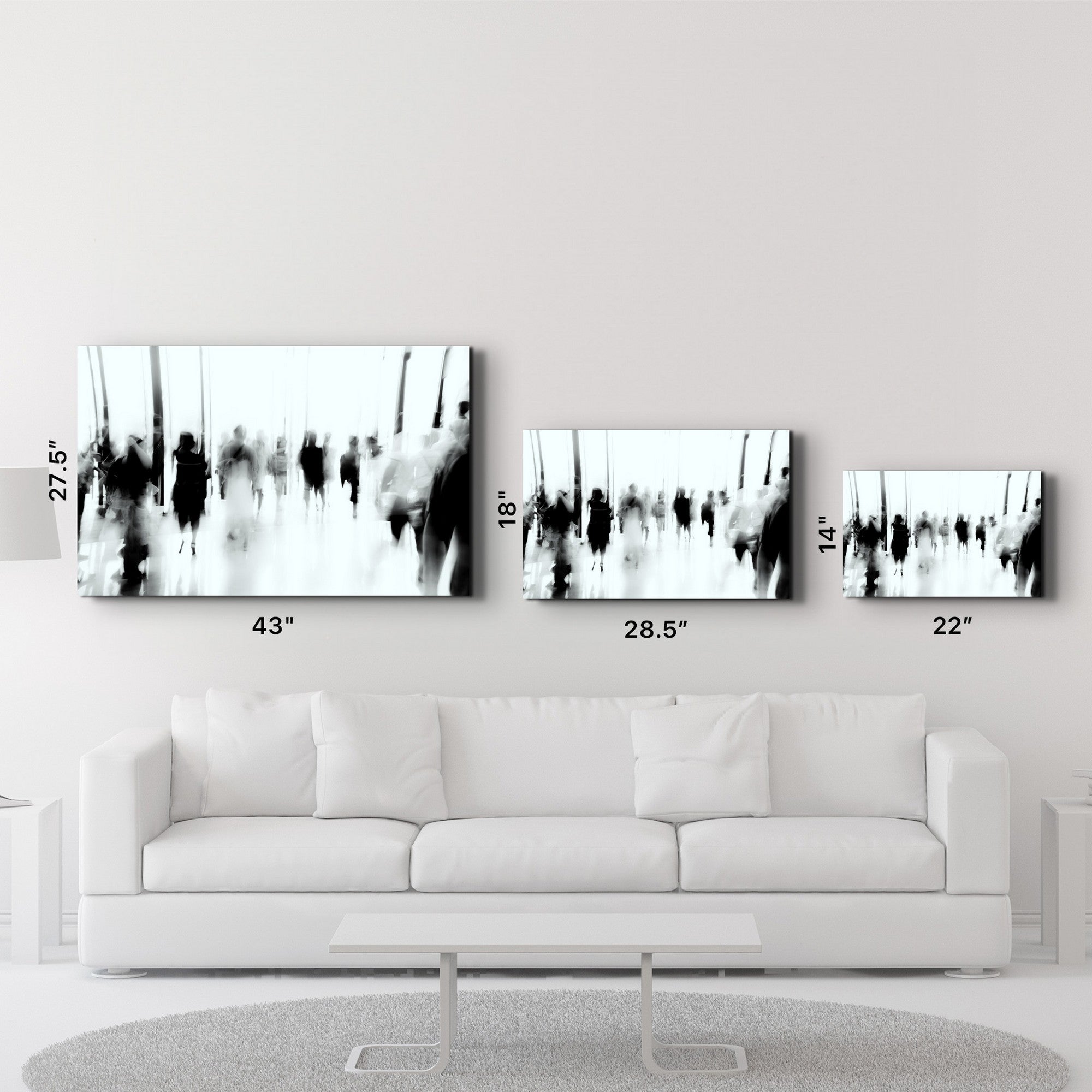 Arte Decorativa em Vidro Temperado OGLS-1138 - Pintura Multicolor 35x55cm com Impressão UV