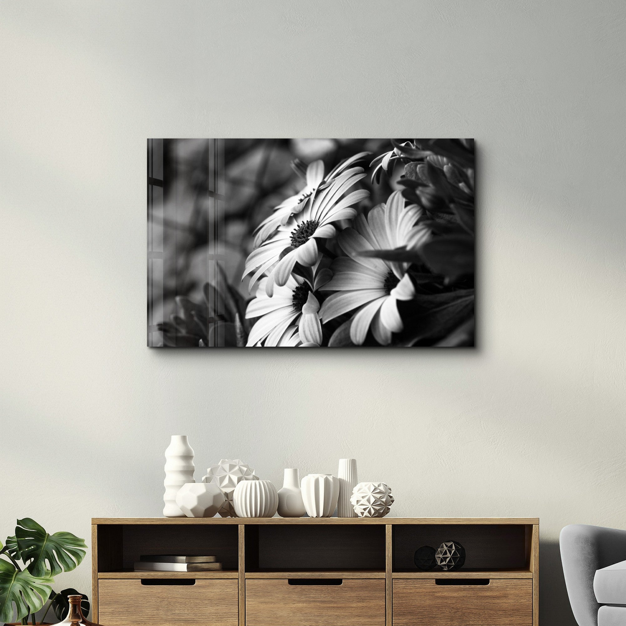 Arte Decorativa em Vidro Temperado Multicolor 35x55cm - Impressão UV de Alta Qualidade