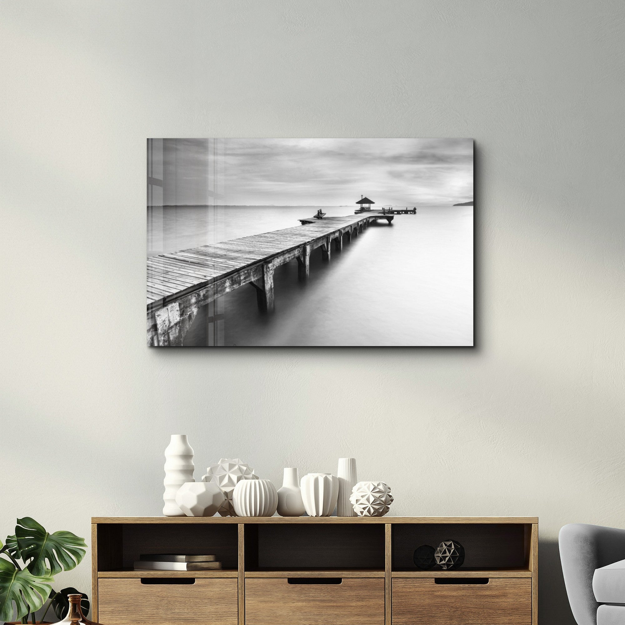 Arte Decorativa em Vidro Temperado Multicolor 35x55cm - Impressão UV de Alta Qualidade