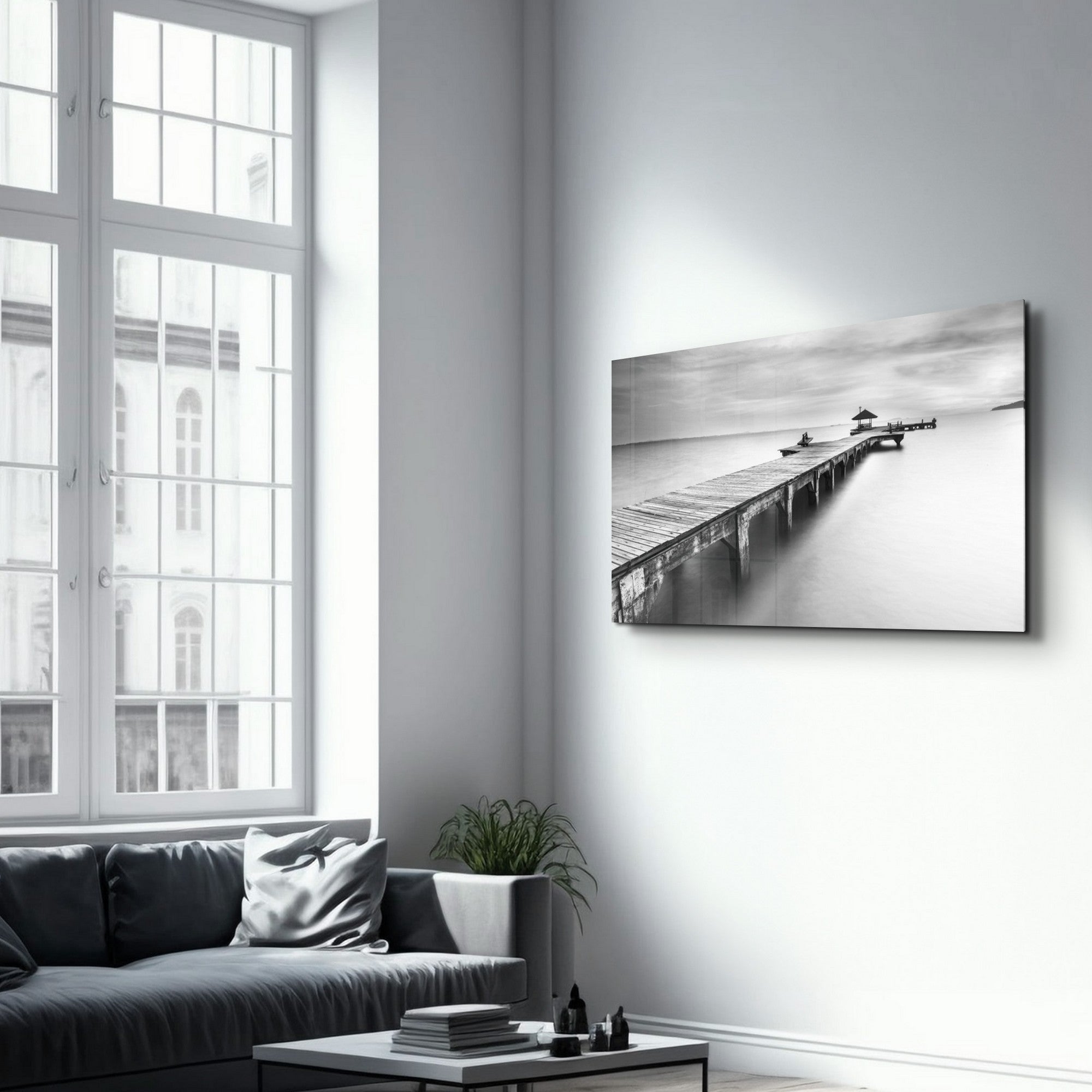 Arte Decorativa em Vidro Temperado Multicolor 35x55cm - Impressão UV de Alta Qualidade