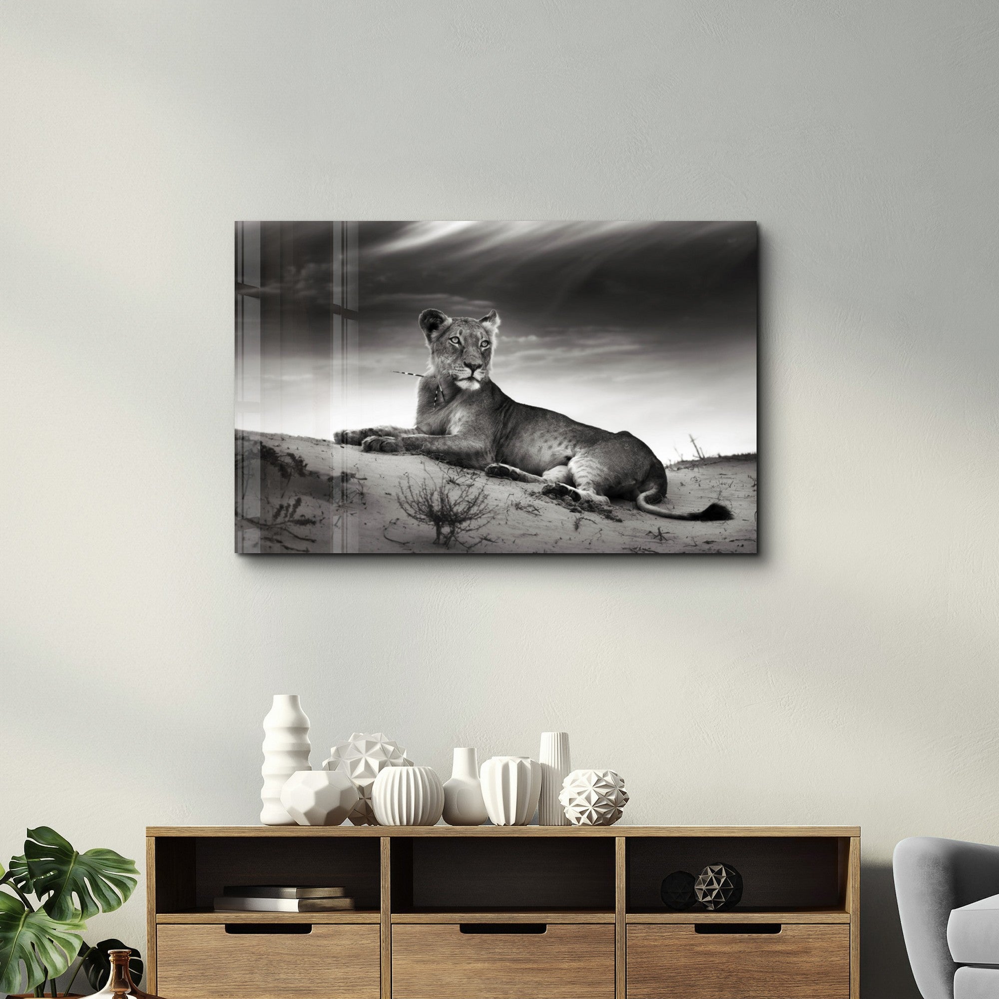 Arte Decorativa em Vidro Temperado Multicolor 35x55cm - Impressão UV de Alta Qualidade