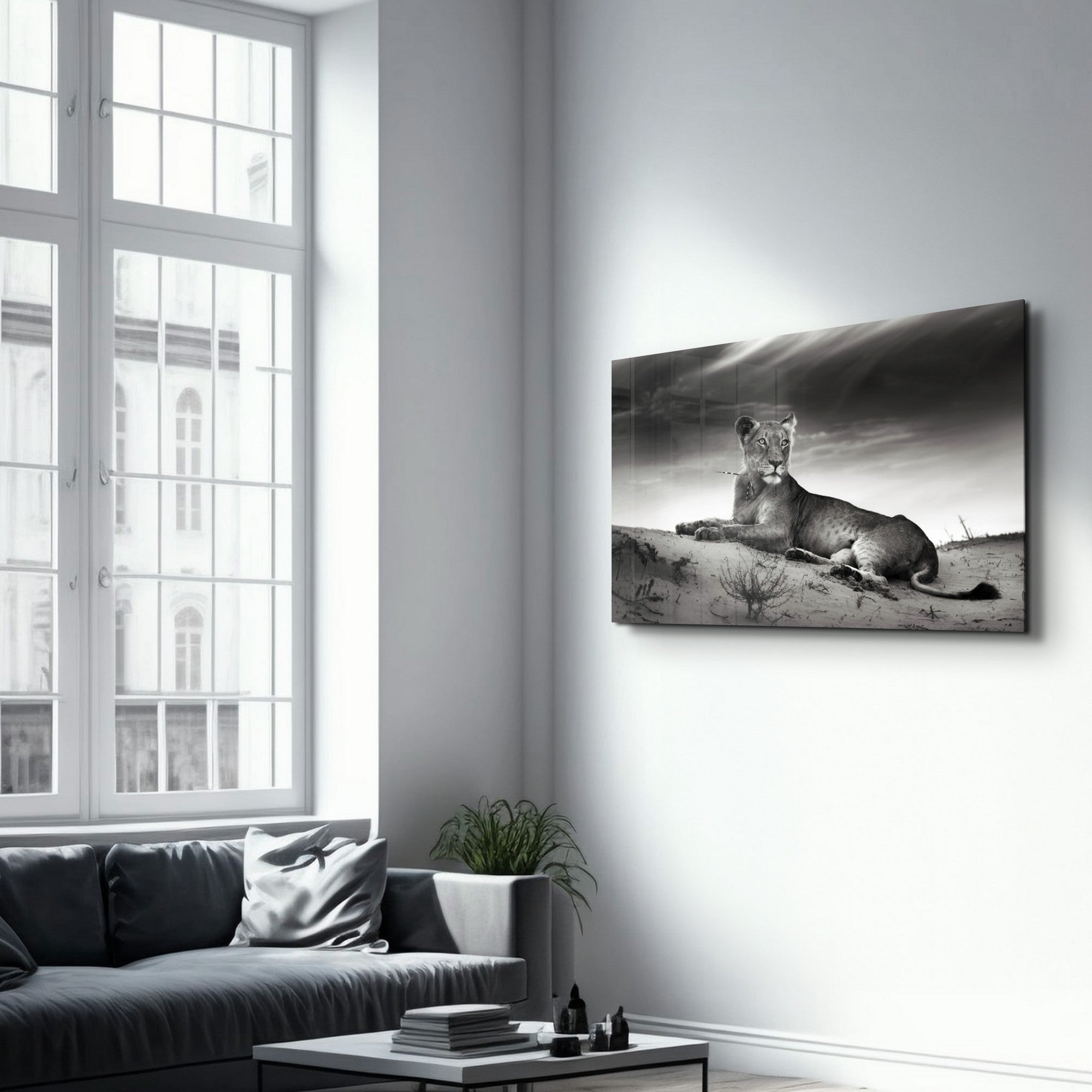 Arte Decorativa em Vidro Temperado Multicolor 35x55cm - Impressão UV de Alta Qualidade