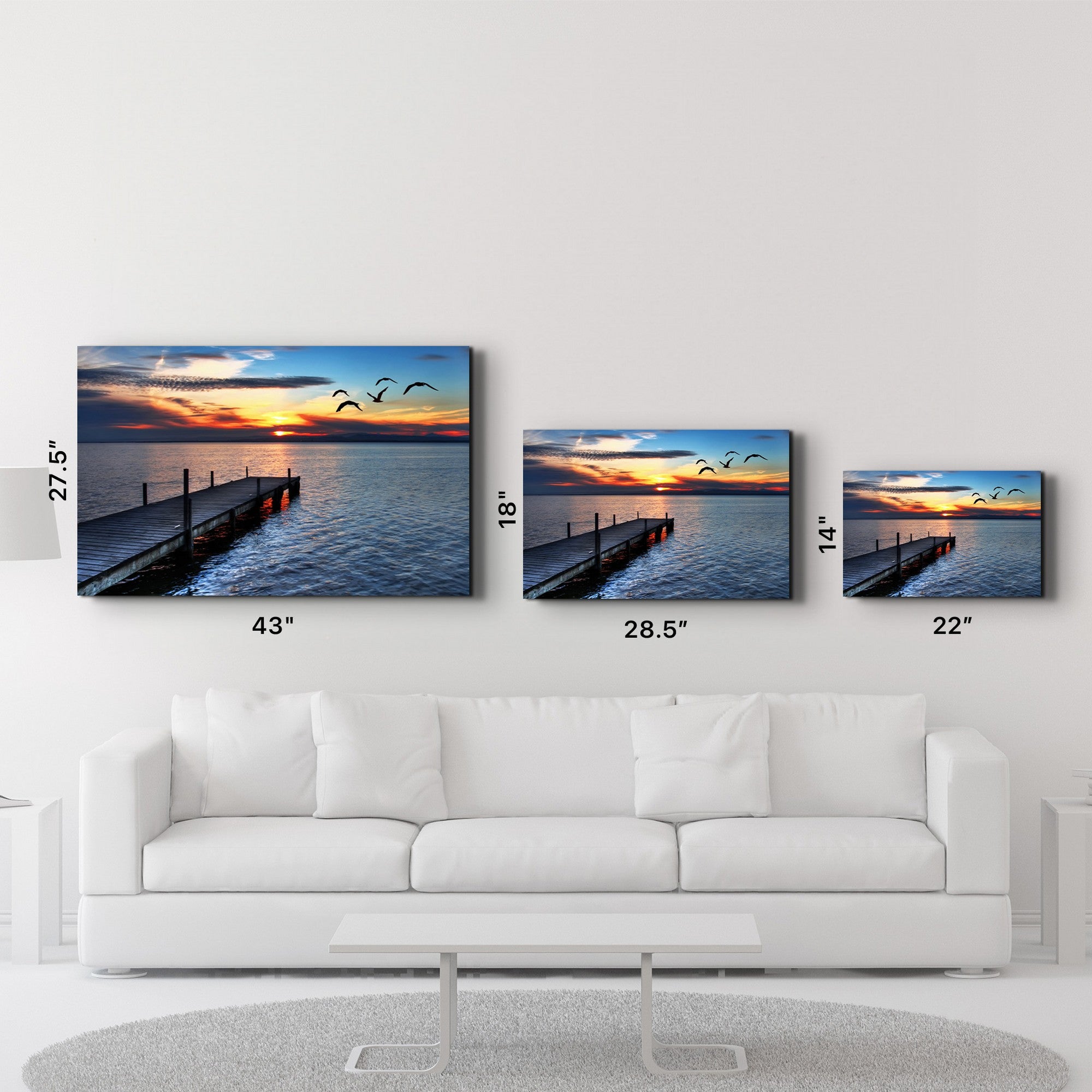 Arte Decorativa em Vidro Temperado Multicolor 35x55cm - Impressão UV de Alta Qualidade