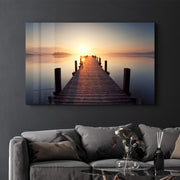 Arte Decorativa em Vidro Temperado Multicolor 35x55cm - Impressão UV de Alta Qualidade