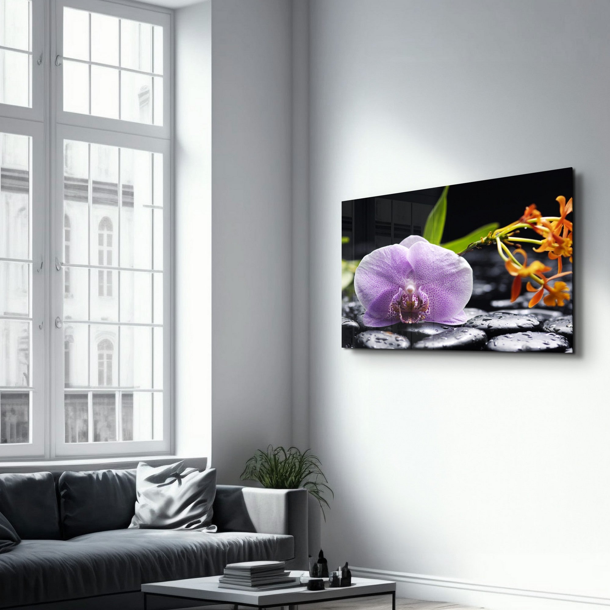 Quadro Decorativo em Vidro Temperado Multicolor 35x55cm - Impressão UV de Alta Qualidade