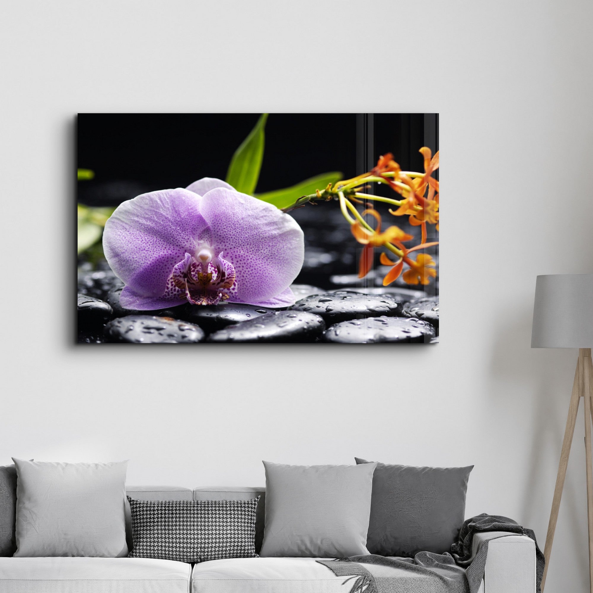 Arte Decorativa em Vidro Temperado Multicolor 46x72cm - Impressão UV de Alta Qualidade