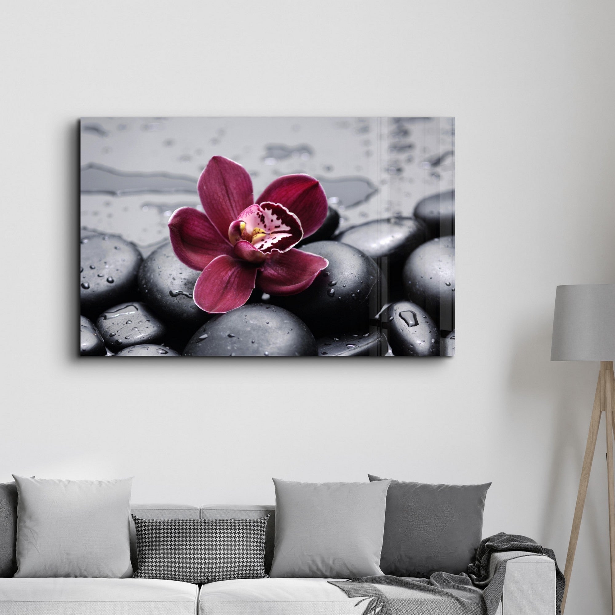 Arte Decorativa em Vidro Temperado Multicolor 35x55cm - Impressão UV de Alta Qualidade