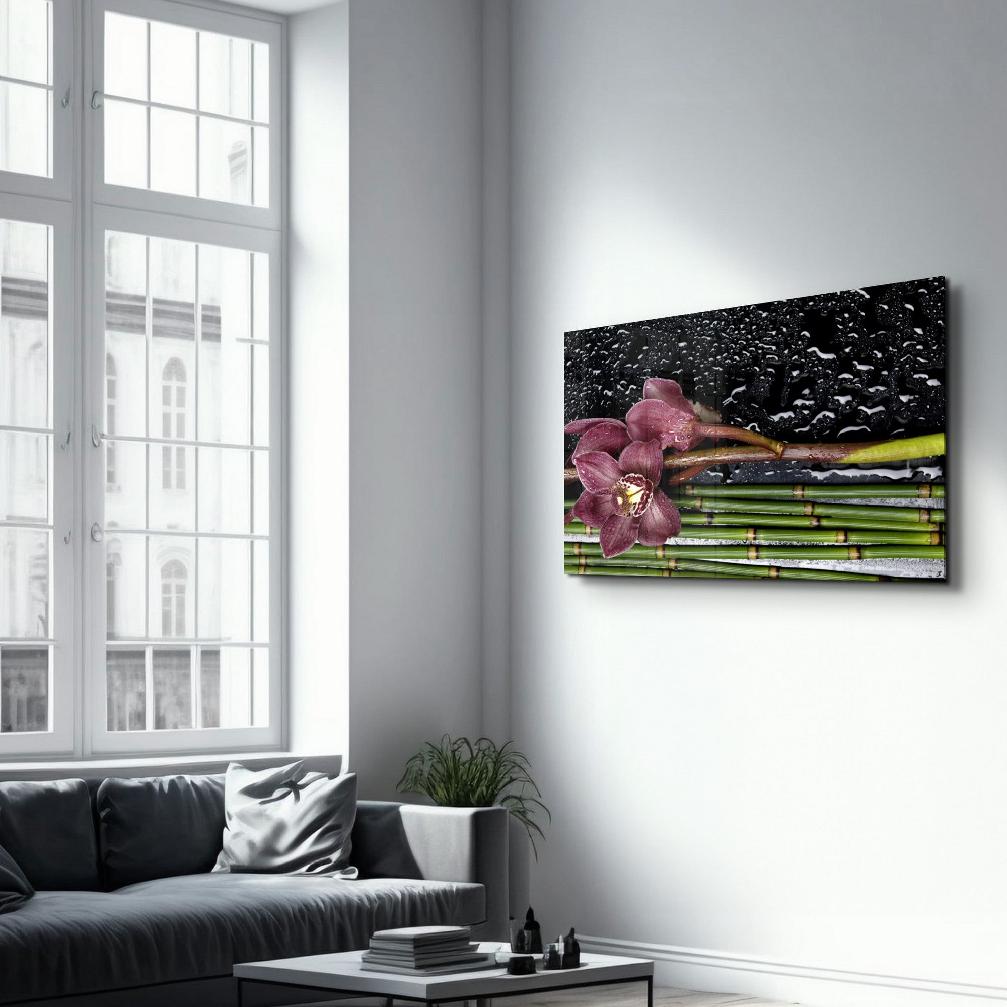 Arte Decorativa em Vidro Temperado Multicolor 70x110cm - Impressão UV de Alta Qualidade