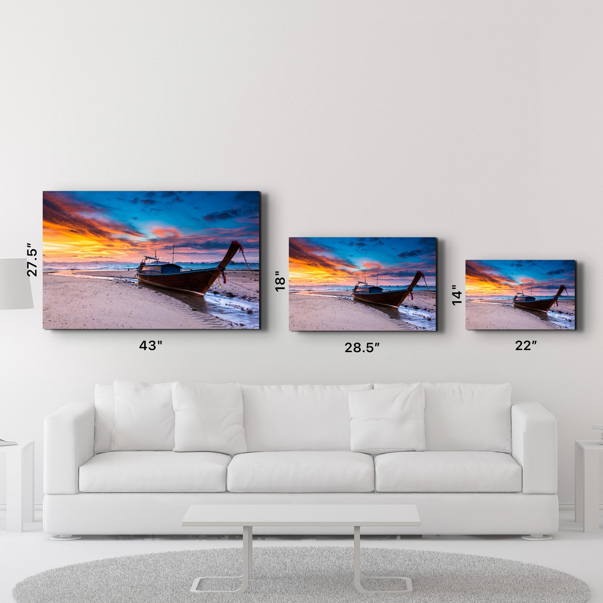 Arte em Vidro Temperado Multicolor 35x55cm - Pintura Decorativa UV Resistente