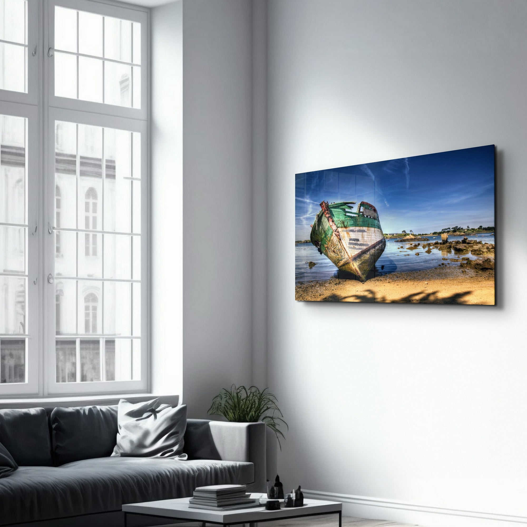 Arte Decorativa em Vidro Temperado Multicolor 70x110cm - Impressão UV de Alta Qualidade