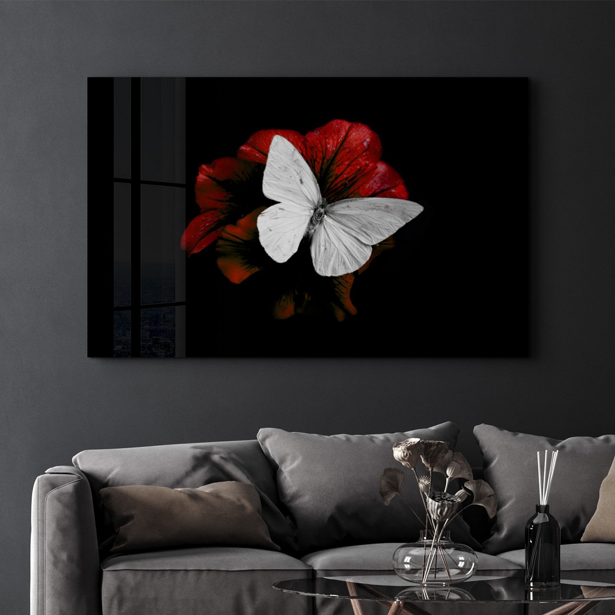 Arte Decorativa em Vidro Temperado Multicolor 70x110cm - Impressão UV de Alta Qualidade