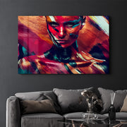 Arte em Vidro Temperado Multicolor OGLS-1177 - Pintura Decorativa 70x110cm com Impressão UV