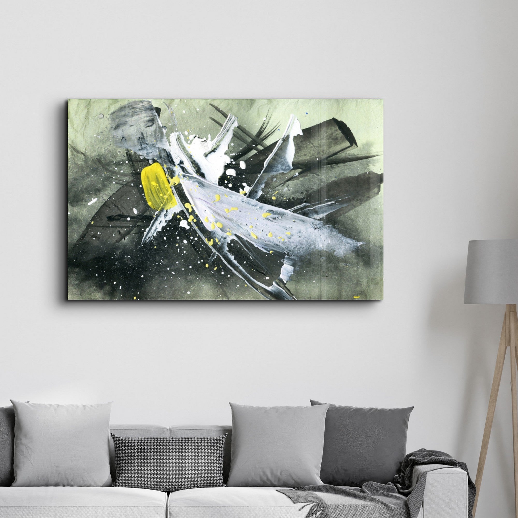 Arte Decorativa em Vidro Temperado Multicolor 35x55cm - Impressão UV de Alta Qualidade