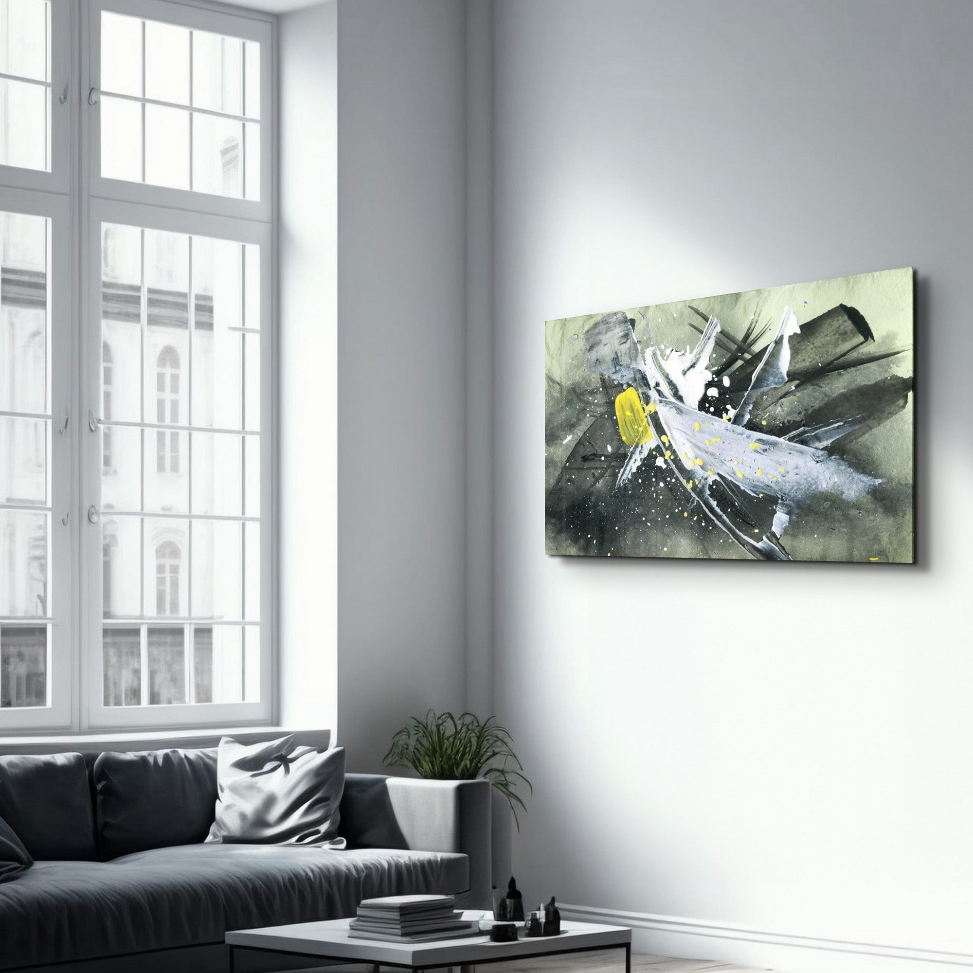 Arte Decorativa em Vidro Temperado Multicolor 35x55cm - Impressão UV de Alta Qualidade