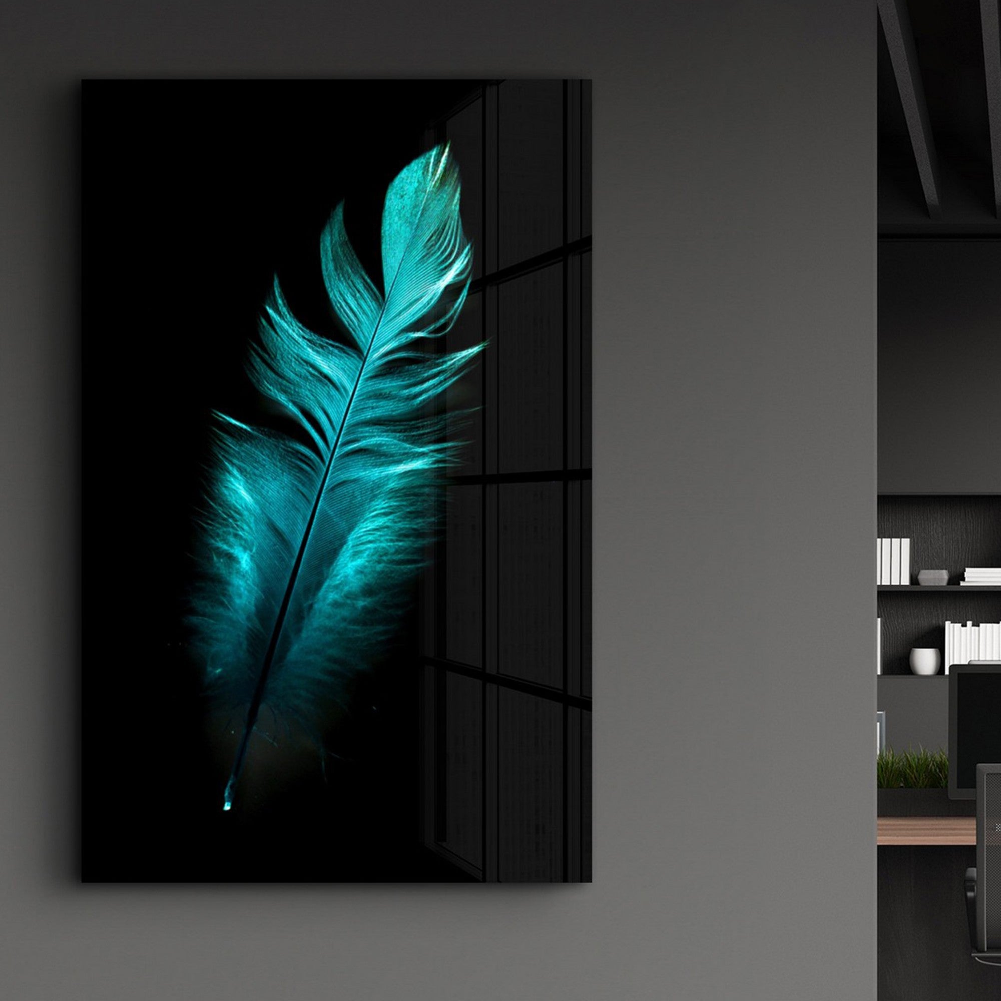 Arte em Vidro Temperado Multicolor 70x110cm - Pintura Decorativa UV Resistente