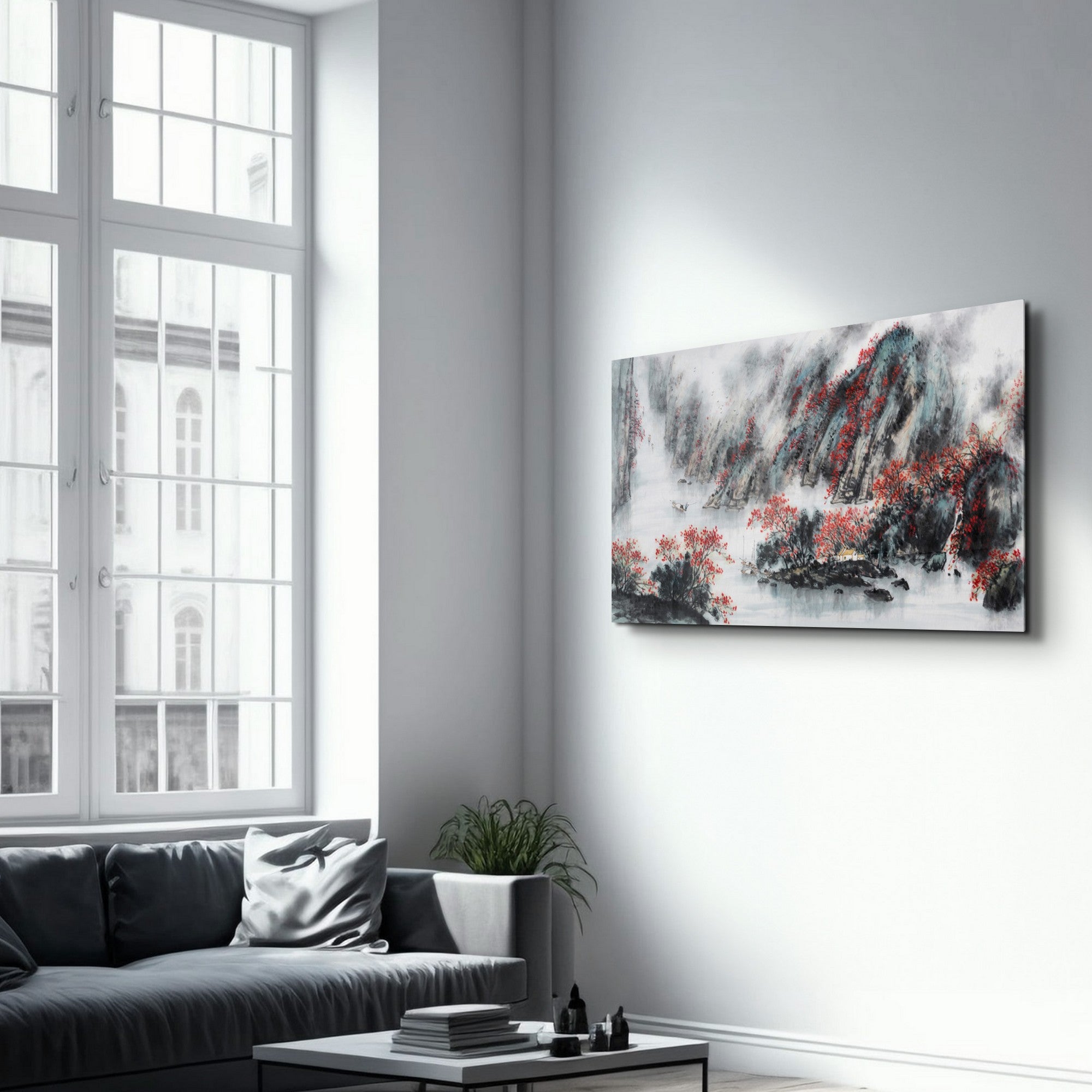 Arte Decorativa em Vidro Temperado Multicolor 35x55cm - Impressão UV de Alta Qualidade