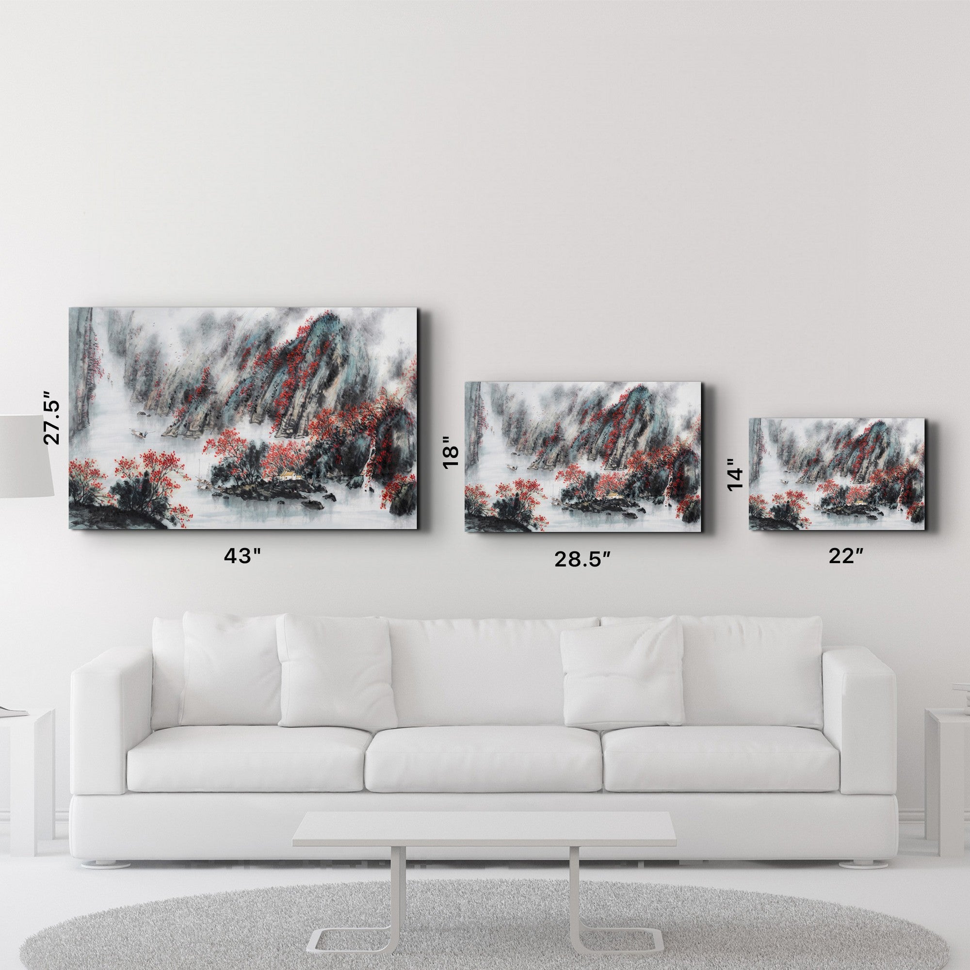 Arte Decorativa em Vidro Temperado Multicolor 35x55cm - Impressão UV de Alta Qualidade