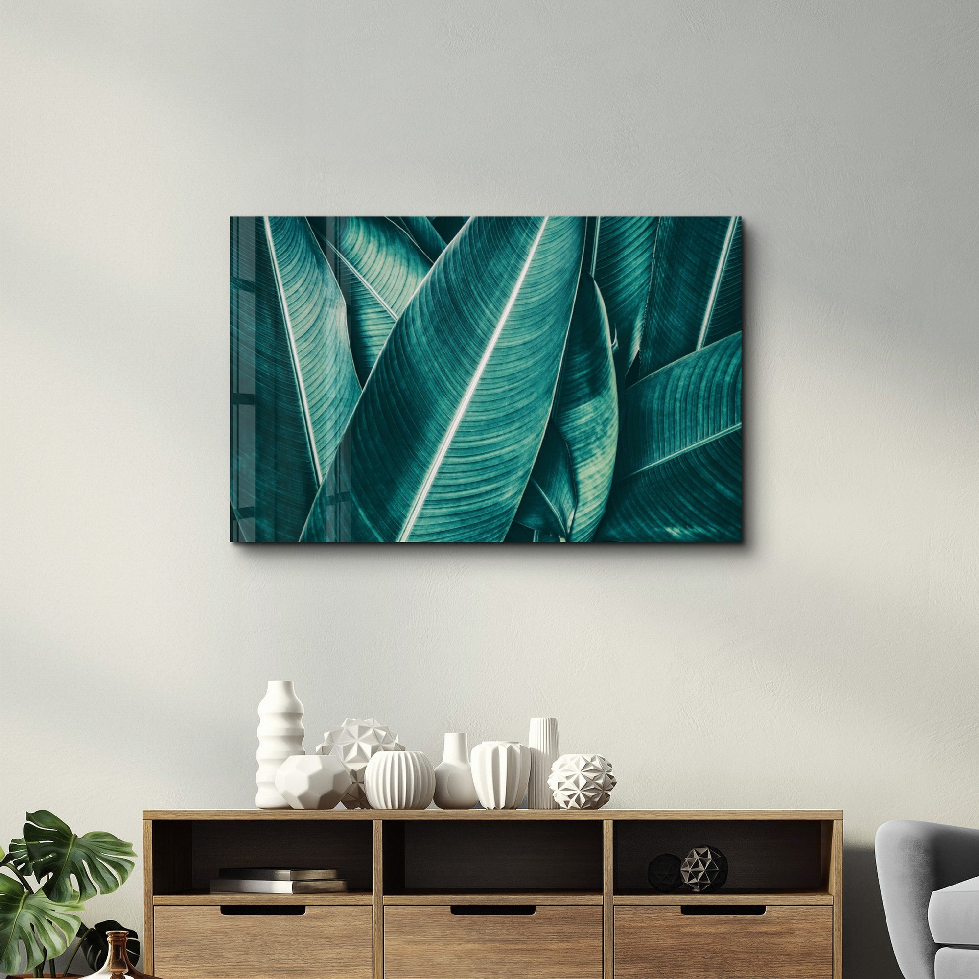 Arte Decorativa em Vidro Temperado Multicolor 35x55cm - Impressão UV de Alta Qualidade