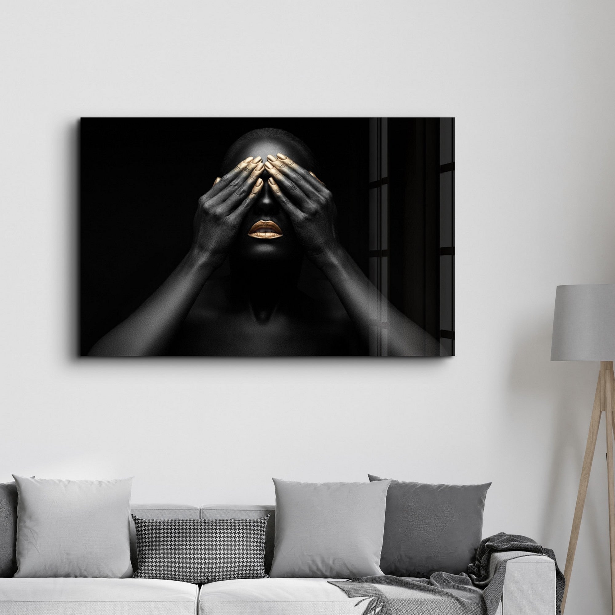 Arte Decorativa em Vidro Temperado Multicolor 35x55cm - Impressão UV de Alta Qualidade