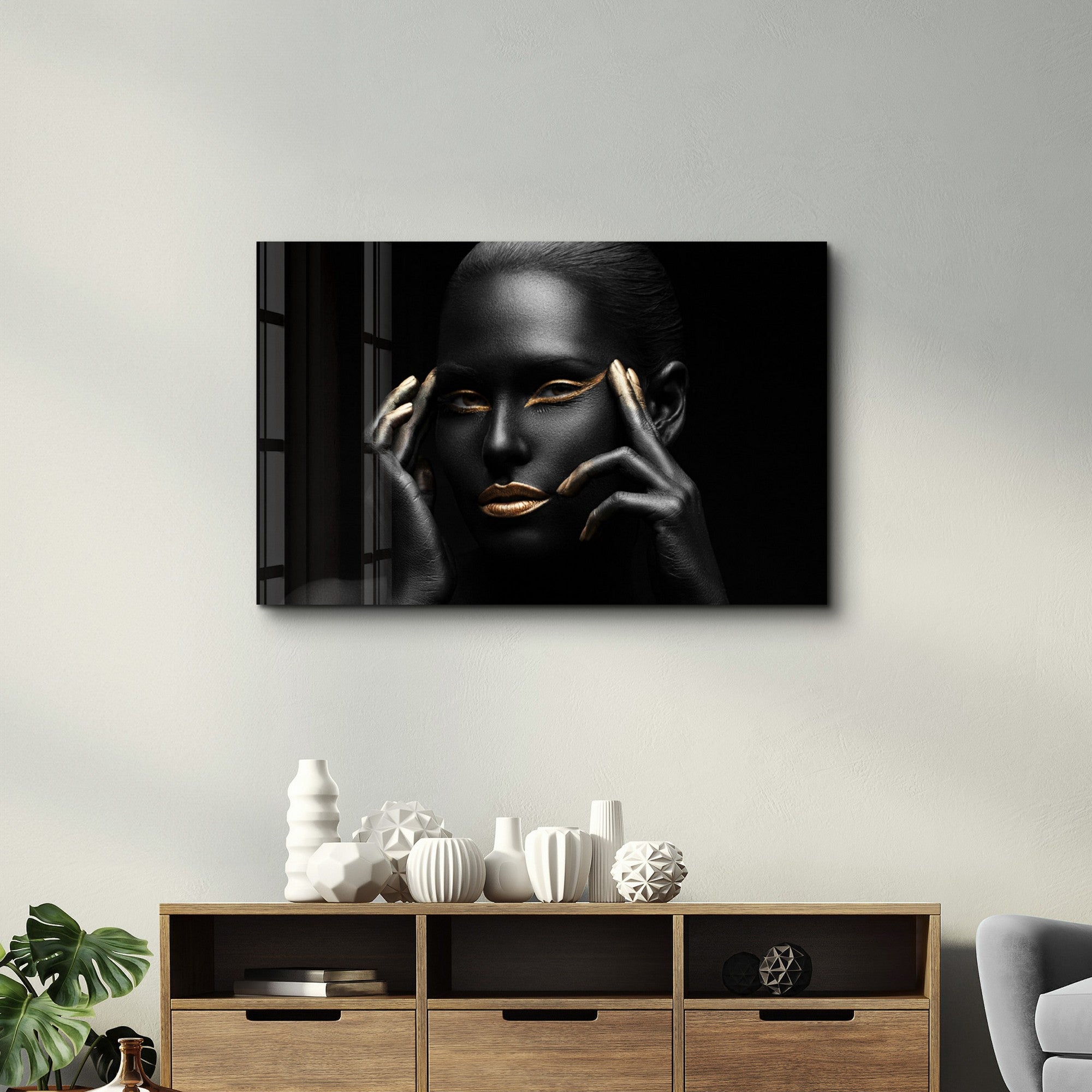 Arte em Vidro Temperado Multicolor 70x110cm - Pintura Decorativa UV de Alta Qualidade