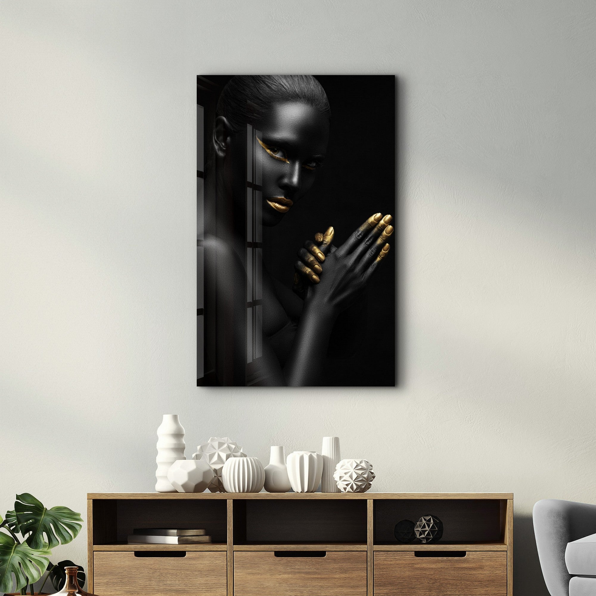 Arte em Vidro Temperado Multicolor 70x110cm - Pintura Decorativa UV de Alta Qualidade