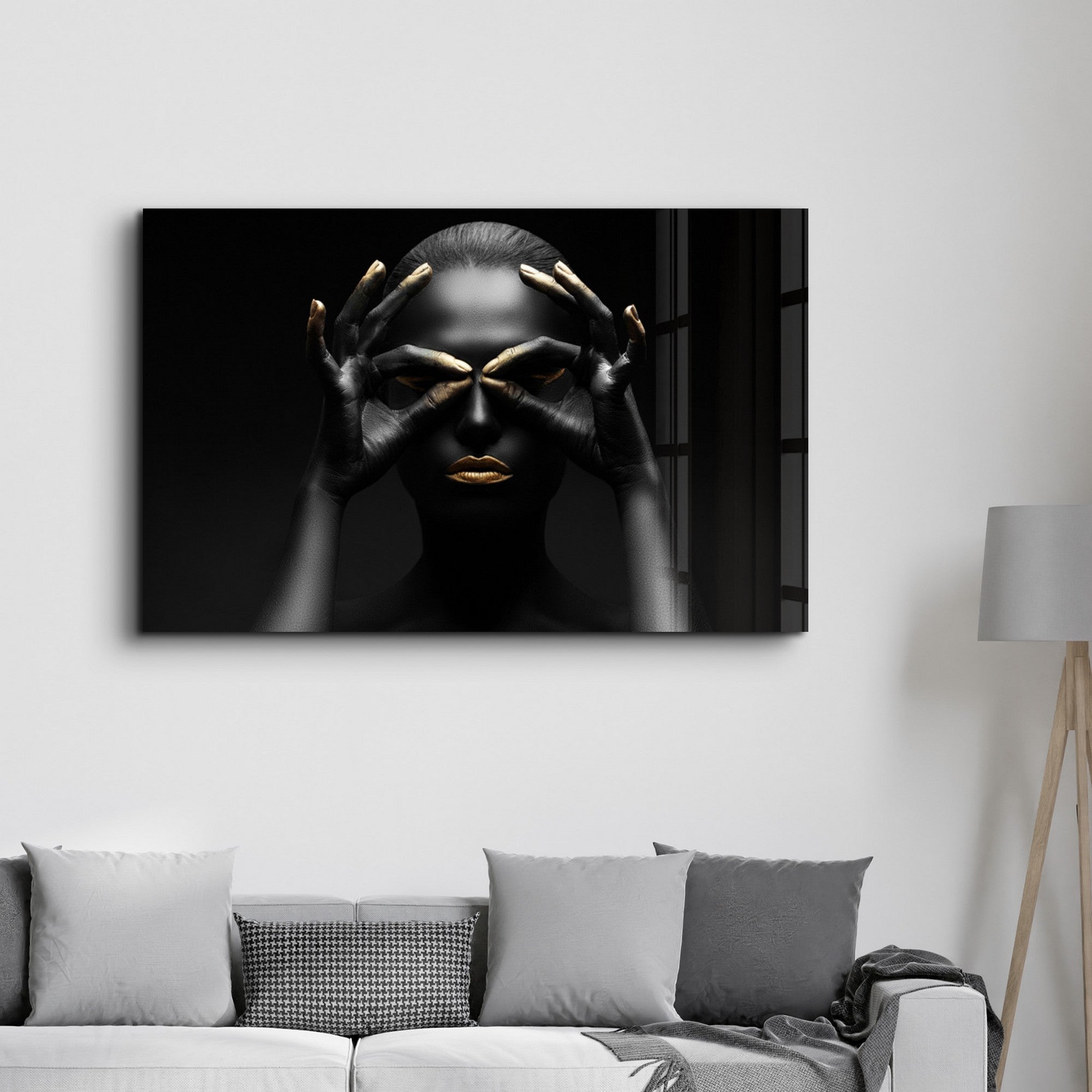 Arte Decorativa em Vidro Temperado Multicolor 35x55cm - Impressão UV de Alta Qualidade