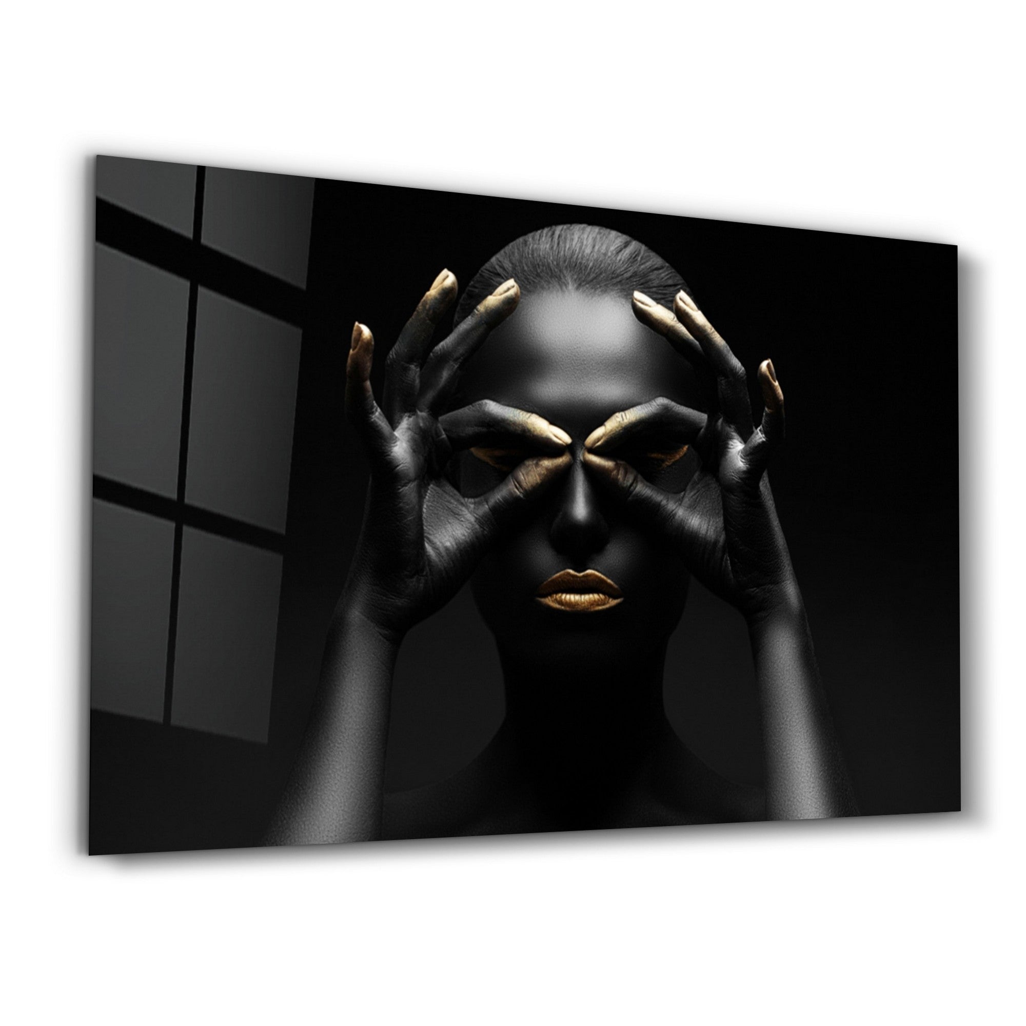 Arte Decorativa em Vidro Temperado Multicolor 35x55cm - Impressão UV de Alta Qualidade