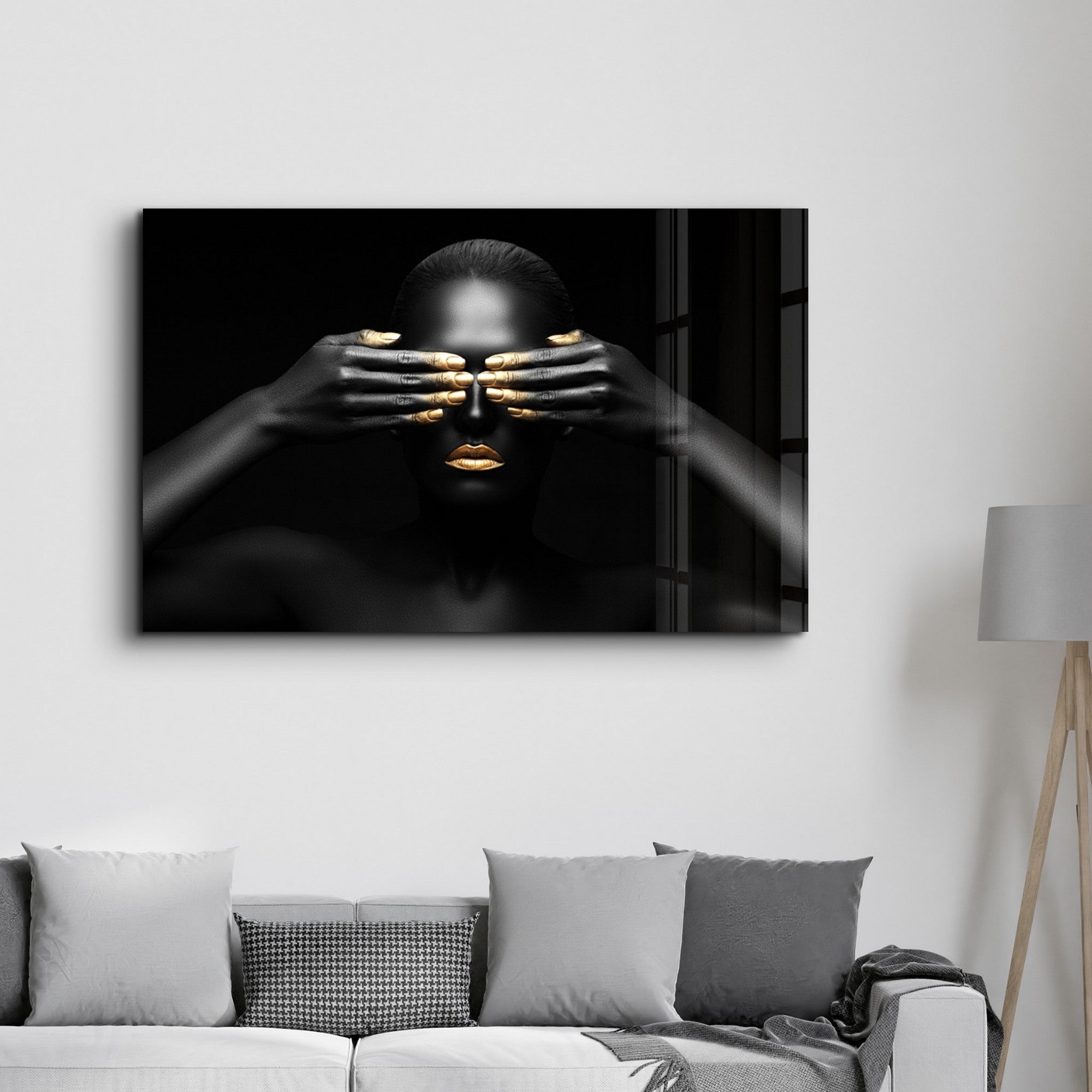 Arte Decorativa em Vidro Temperado Multicolor 35x55cm - Impressão UV de Alta Qualidade