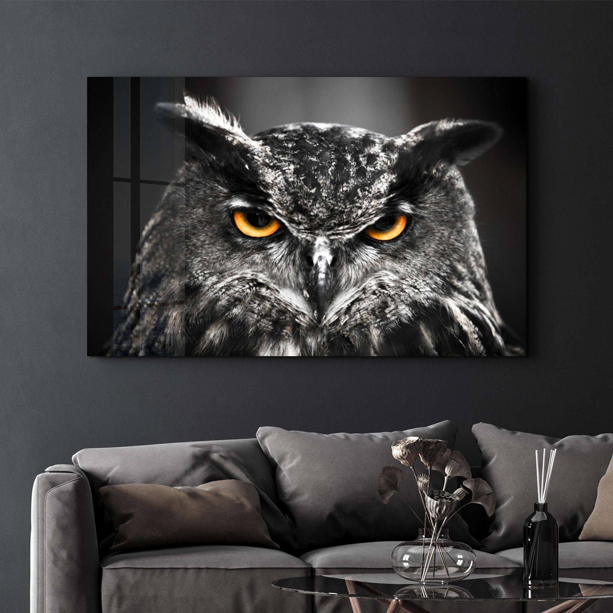 Arte Decorativa em Vidro Temperado Multicolor 35x55cm - Impressão UV de Alta Qualidade