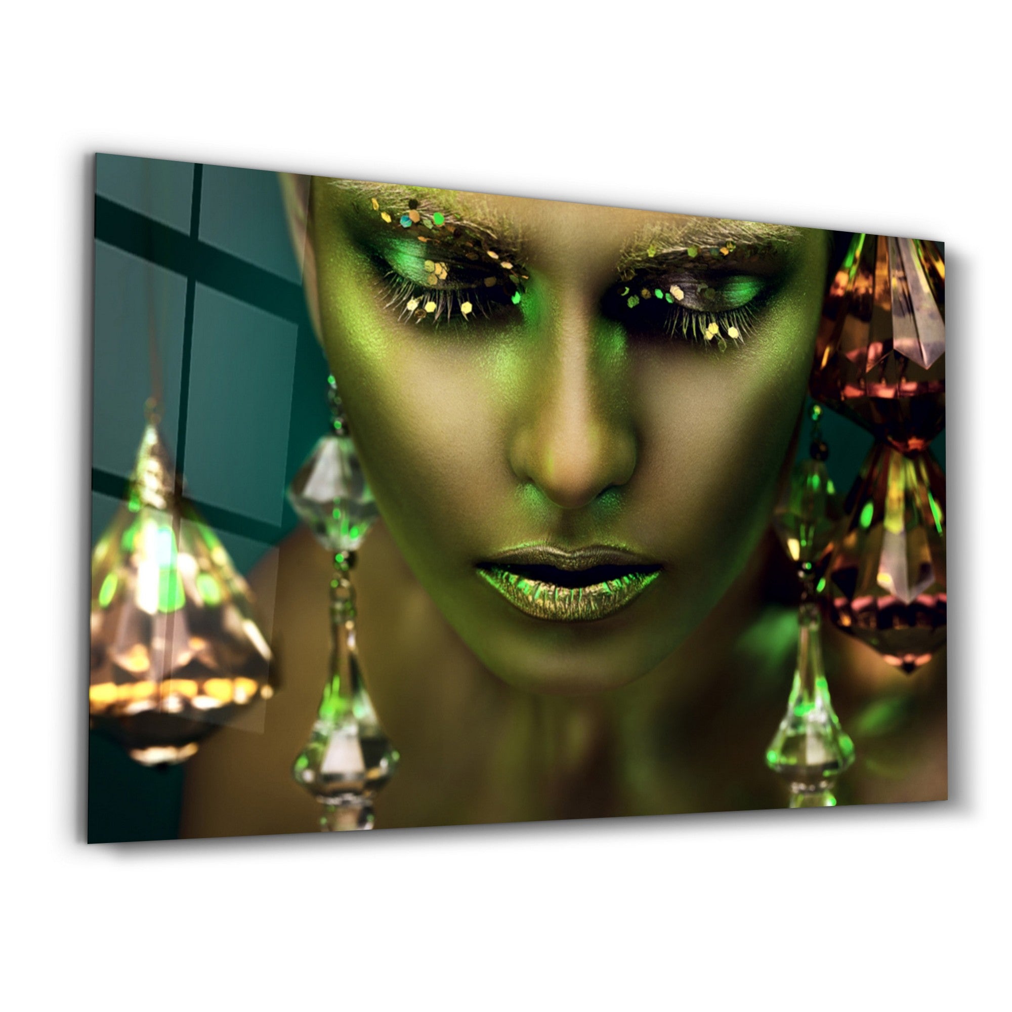 Arte em Vidro Temperado Multicolor 70x110cm - Pintura Decorativa UV de Alta Qualidade