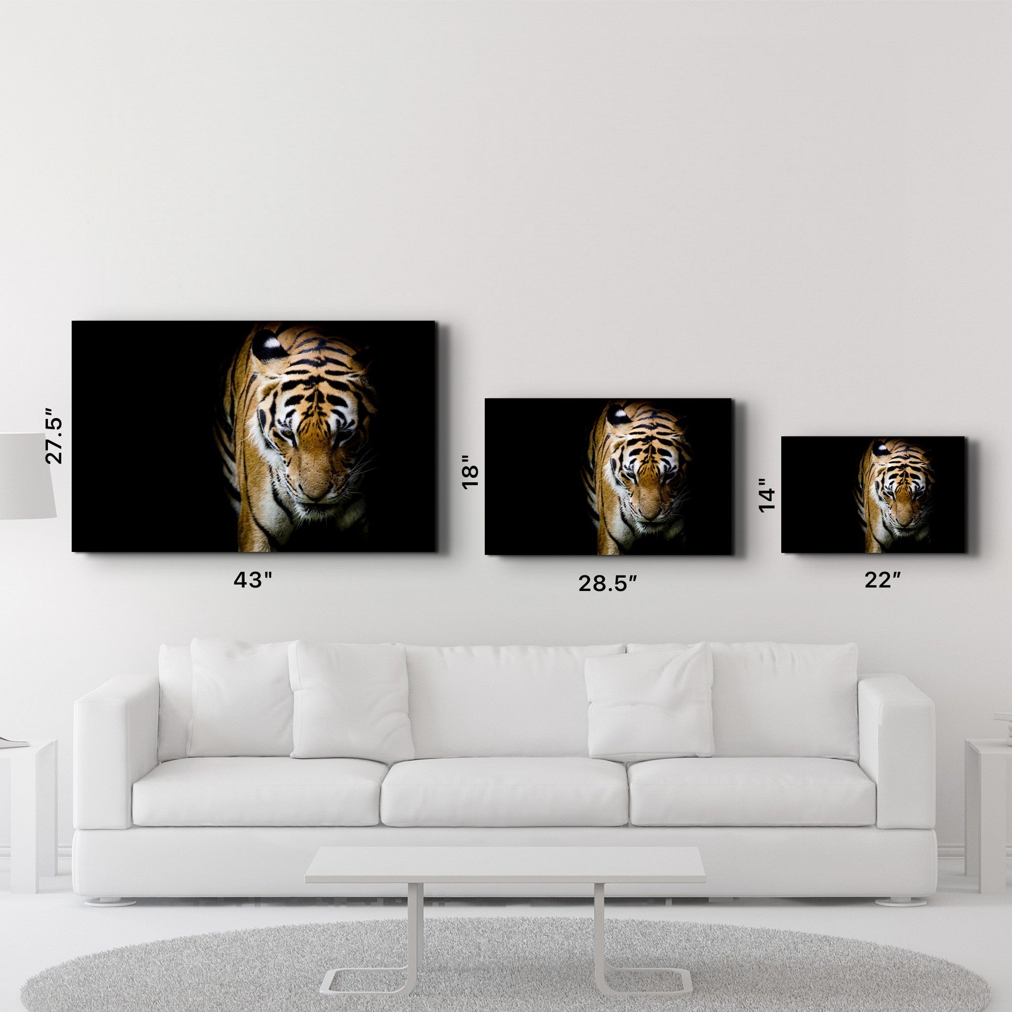 Arte Decorativa em Vidro Temperado Multicolor 46x72cm - Impressão UV de Alta Qualidade