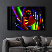 Arte Decorativa em Vidro Temperado Multicolor 35x55cm - Impressão UV de Alta Qualidade