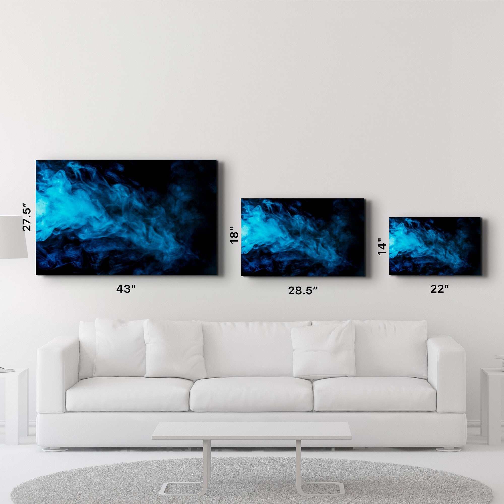 Arte Decorativa em Vidro Temperado Multicolor 35x55cm - Impressão UV de Alta Qualidade