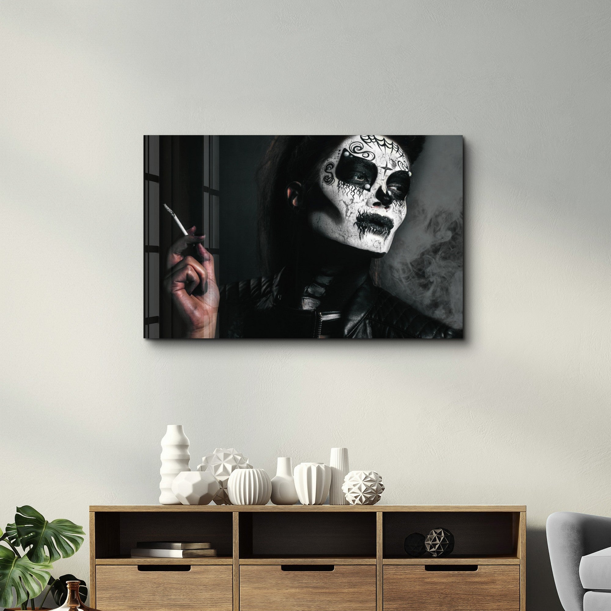 Arte Decorativa em Vidro Temperado Multicolor 35x55cm - Impressão UV de Alta Qualidade