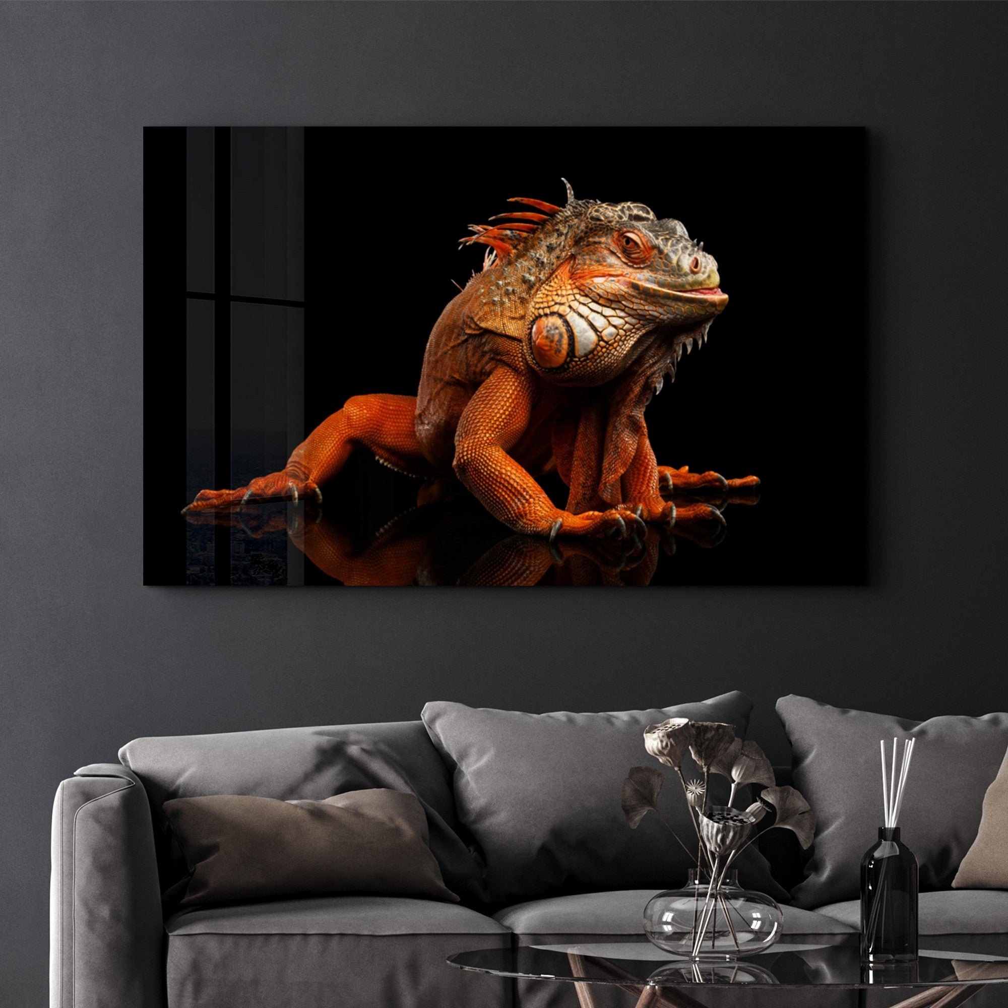 Arte Decorativa em Vidro Temperado Multicolor 35x55cm - Impressão UV de Alta Qualidade