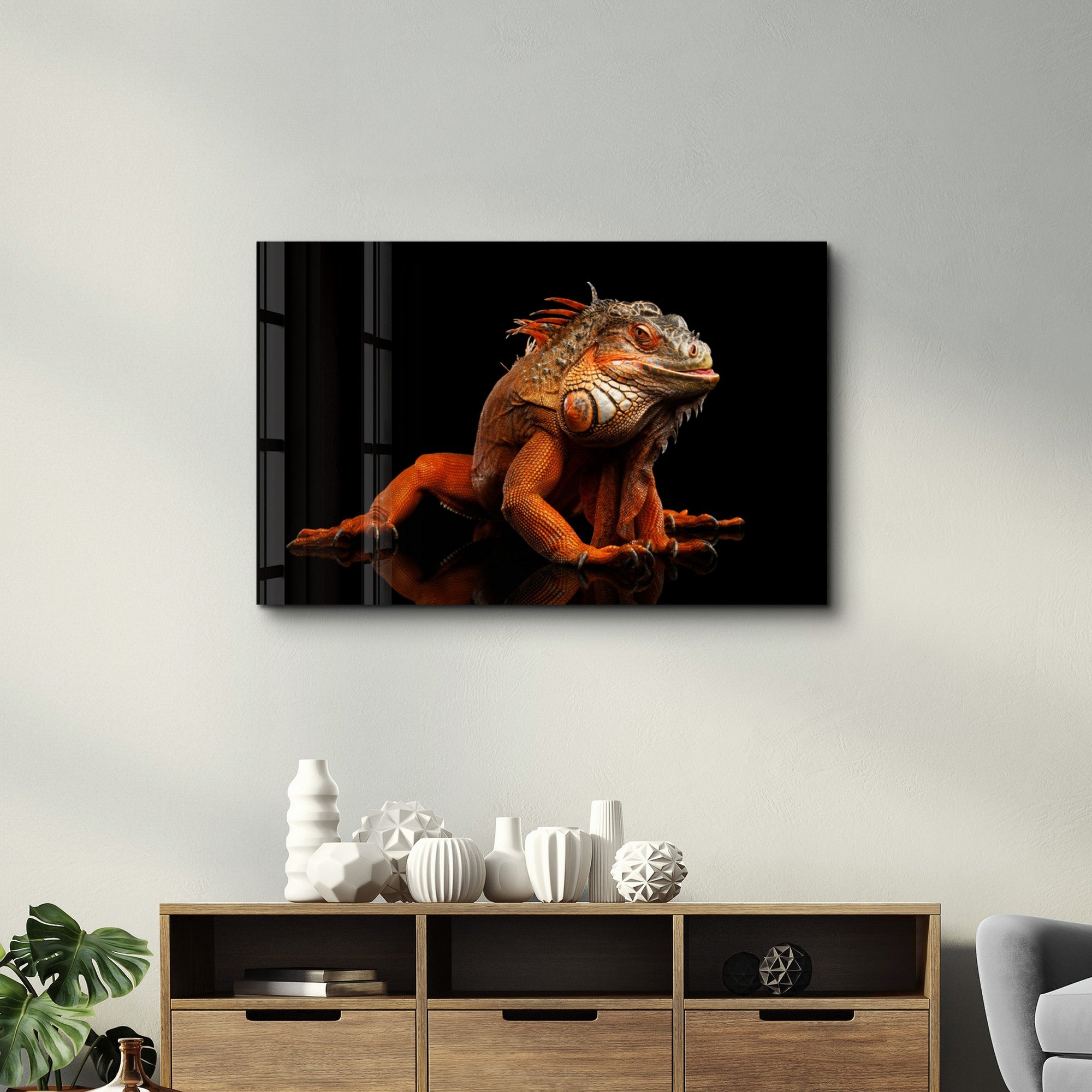 Arte Decorativa em Vidro Temperado Multicolor 70x110cm - Impressão UV de Alta Qualidade