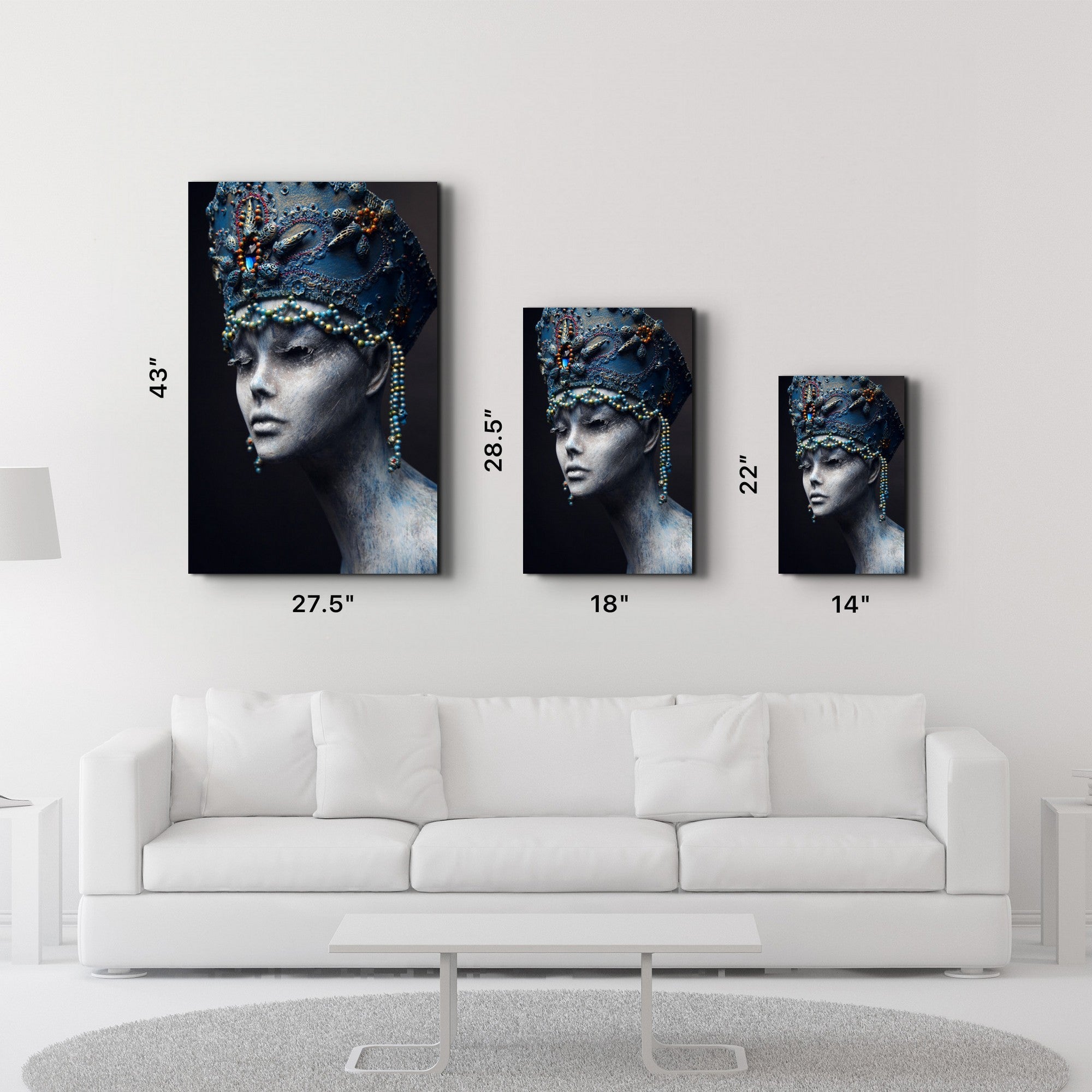 Arte Decorativa em Vidro Temperado Multicolor 70x110cm - Impressão UV de Alta Qualidade