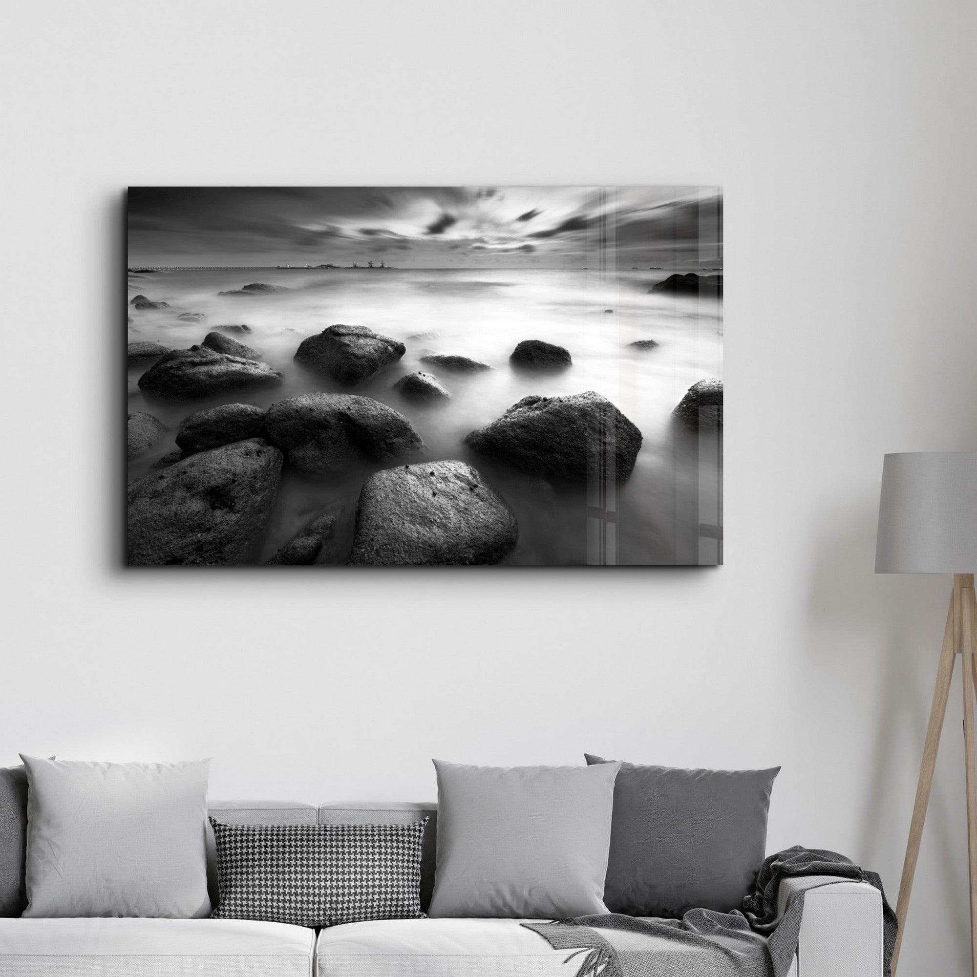 Arte Decorativa em Vidro Temperado Multicolor 46x72cm - Impressão UV de Alta Qualidade